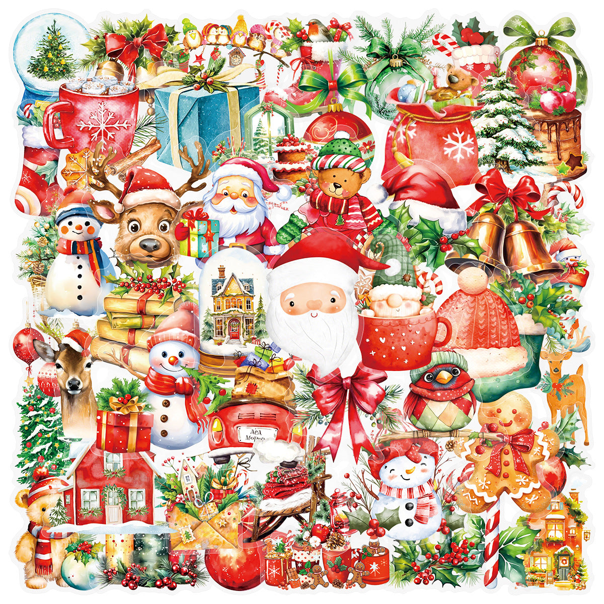 0907 50 Christmas PET sticker