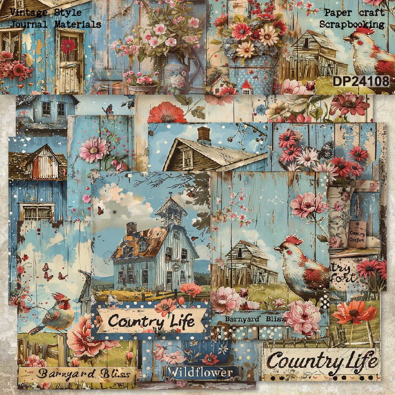 0101 A5 background paper DP24108 -8Pcs each pack