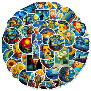 Stickers in circle