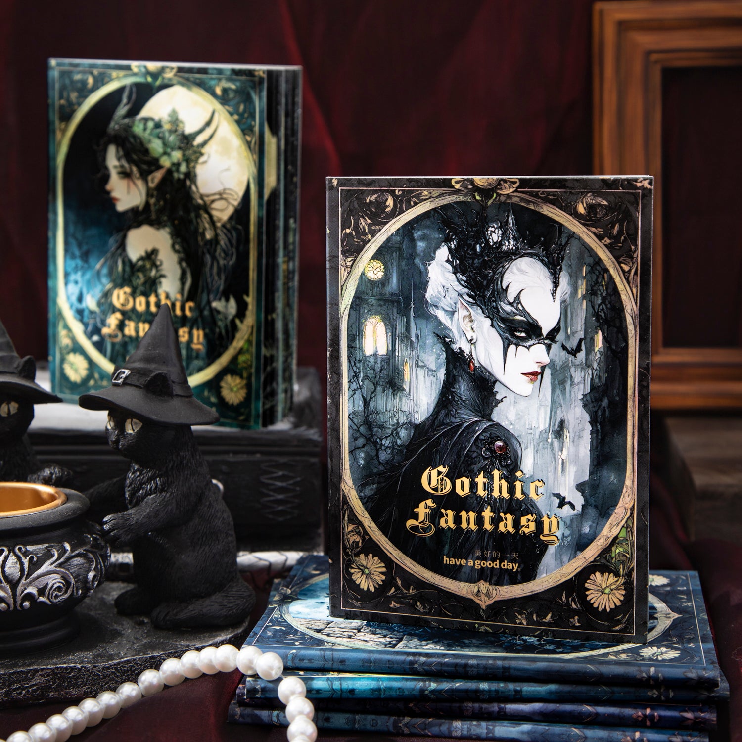 1224 Dark Gothic paper -30Pcs each pack
