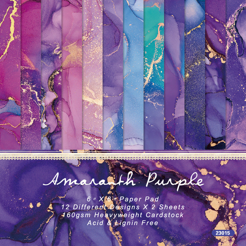 0805 Amaranth Purple background paper 23015 -24Pcs each pack