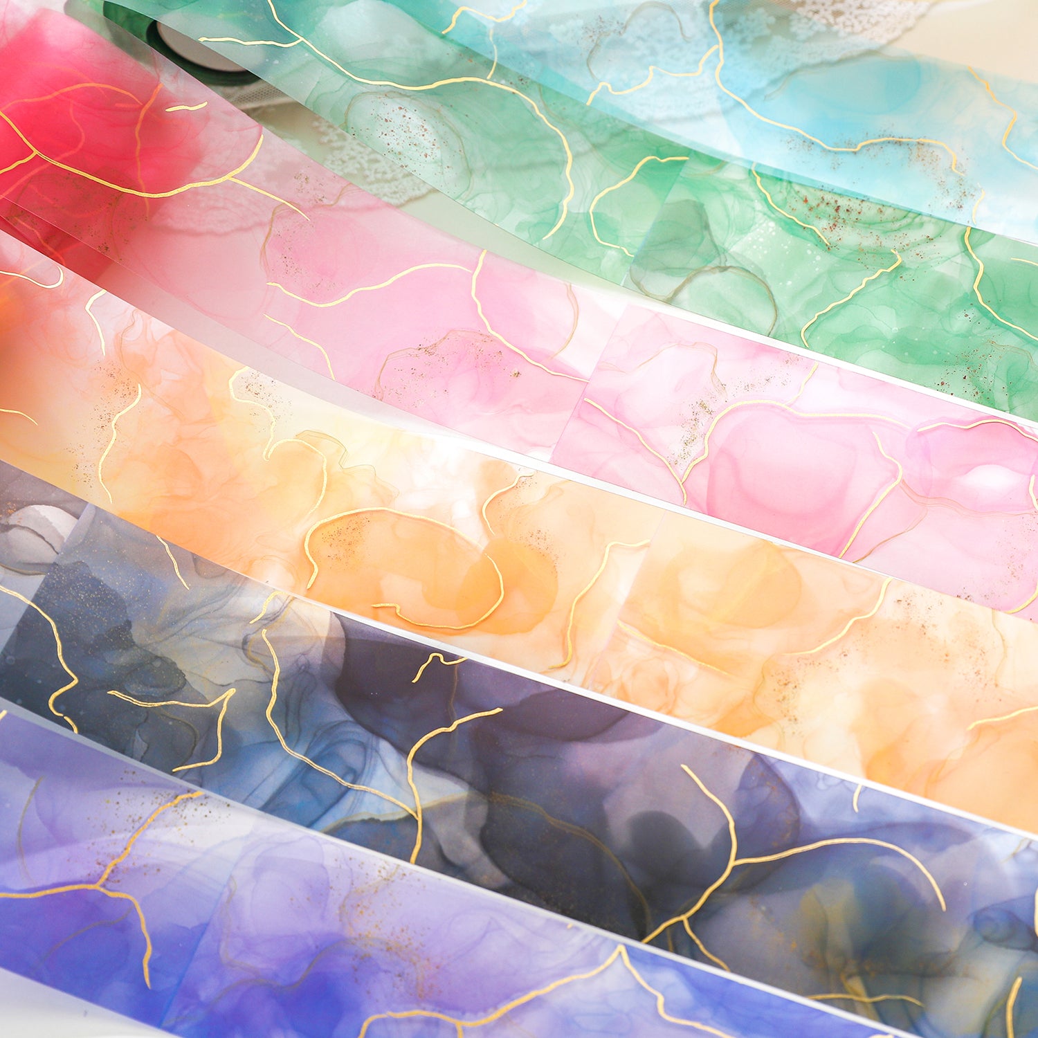 0308 Watercolor fantasy Series PET tape -6CM*2M