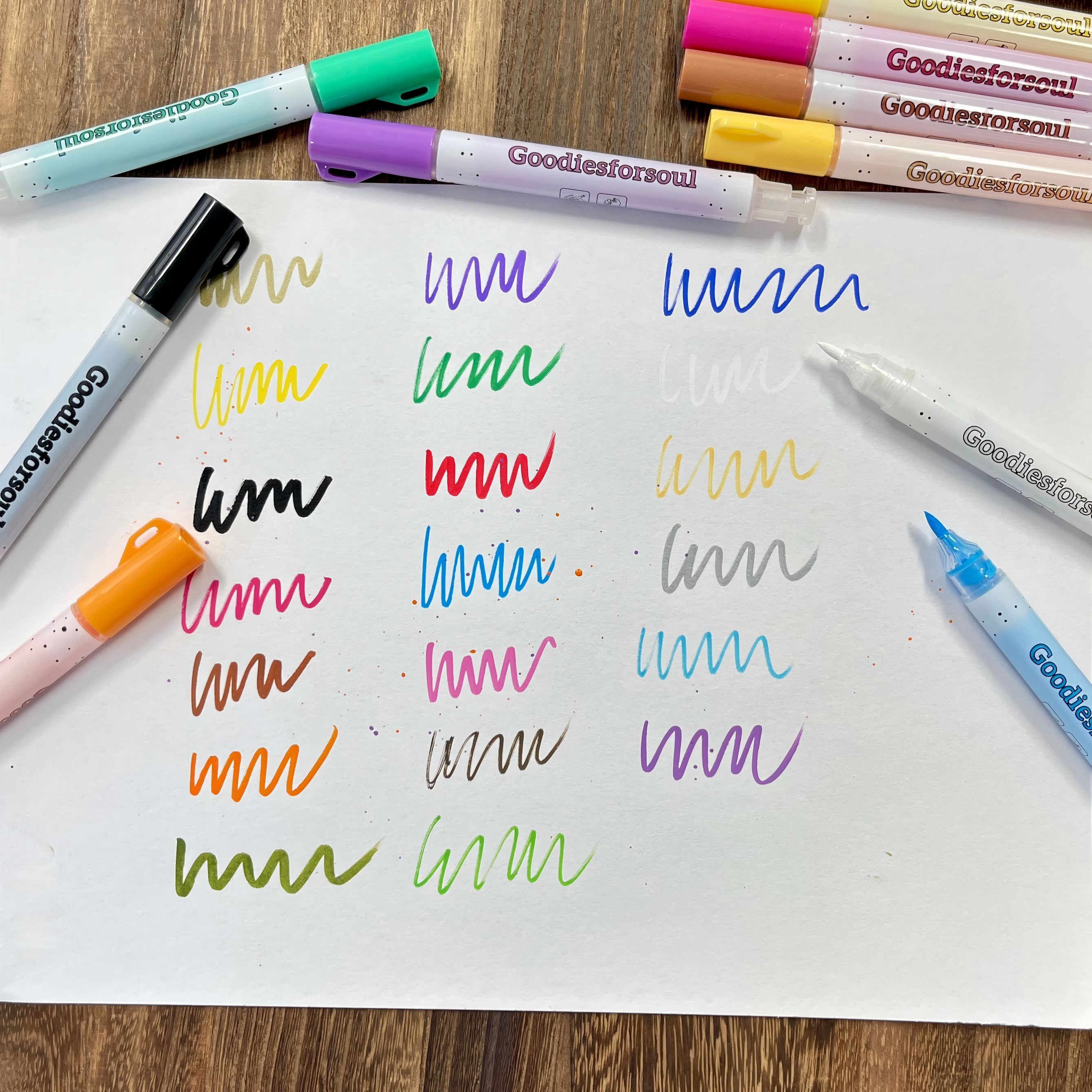20 colors Acrylic paint pens *Designed for scrapbooking