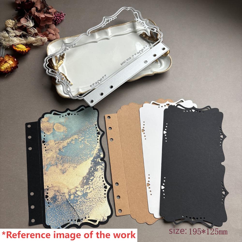0911 Rectangular Vintage Border Loose-leaf metal cutting dies cut OYA2859