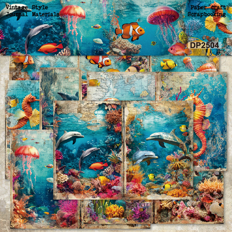 0306 A5 background paper DP2504 -8Pcs each pack