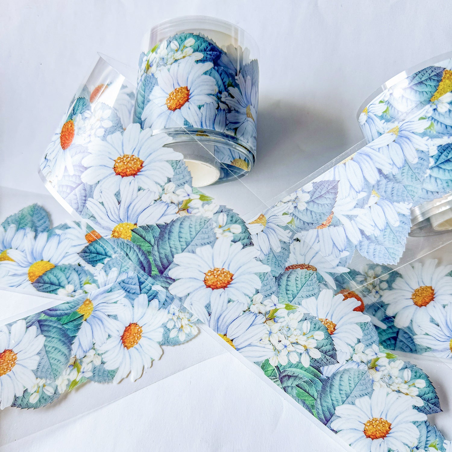 0713 The Time of Daisy Charm PET tape -5cm*2m