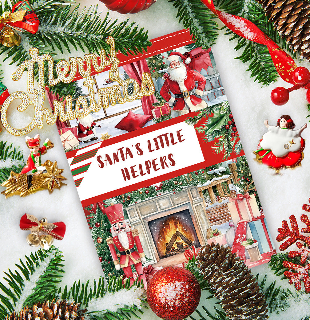 S-579- Santa's little helpers Sticker Book -20Pcs each pack