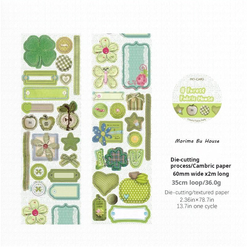 1031 Color Cloth Party tape -6cm*2m