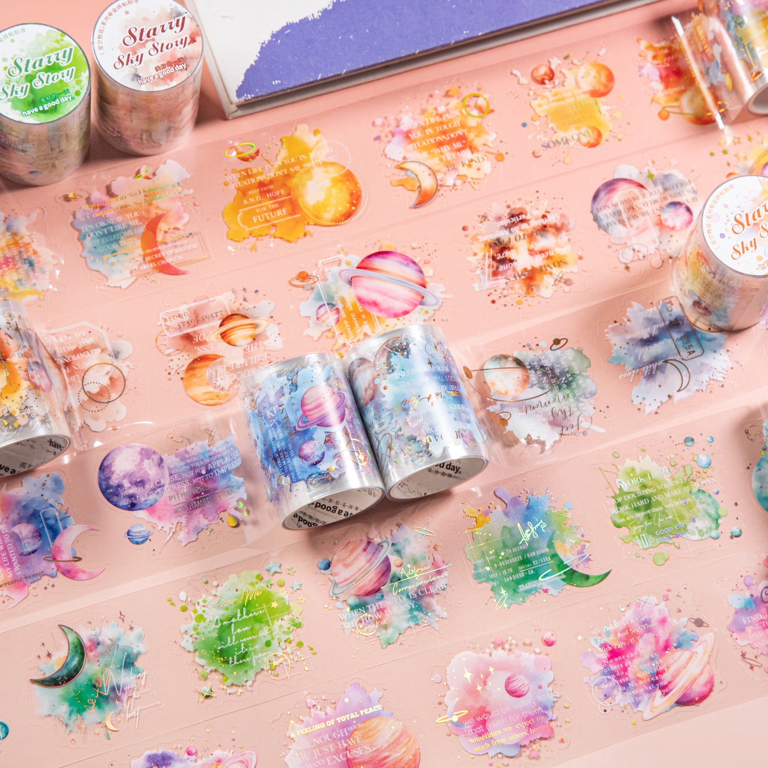 0226 Starry sky story Series PET tape -5CM*2M