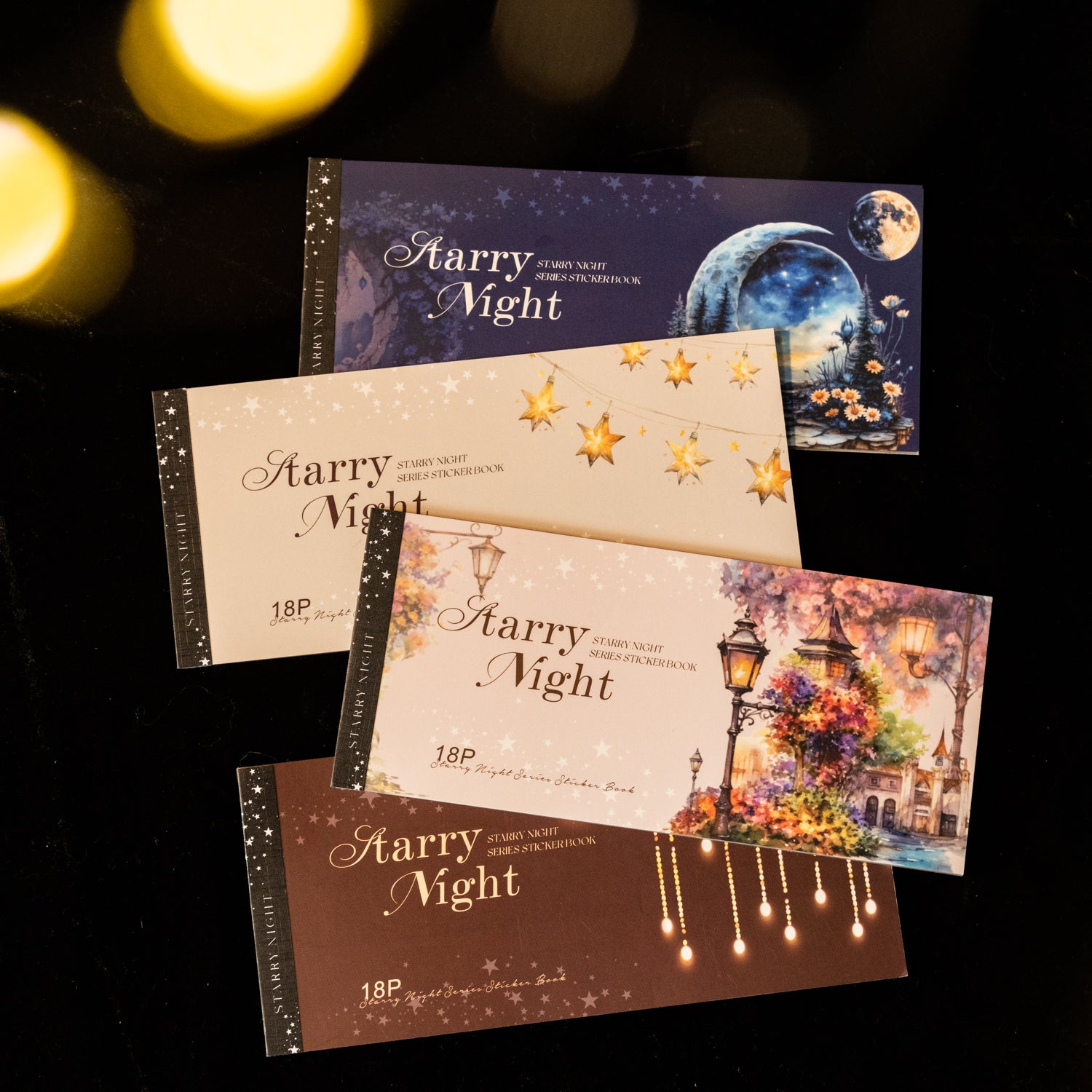 0308 Starry Night Series Sticker Book -18Pcs each pack