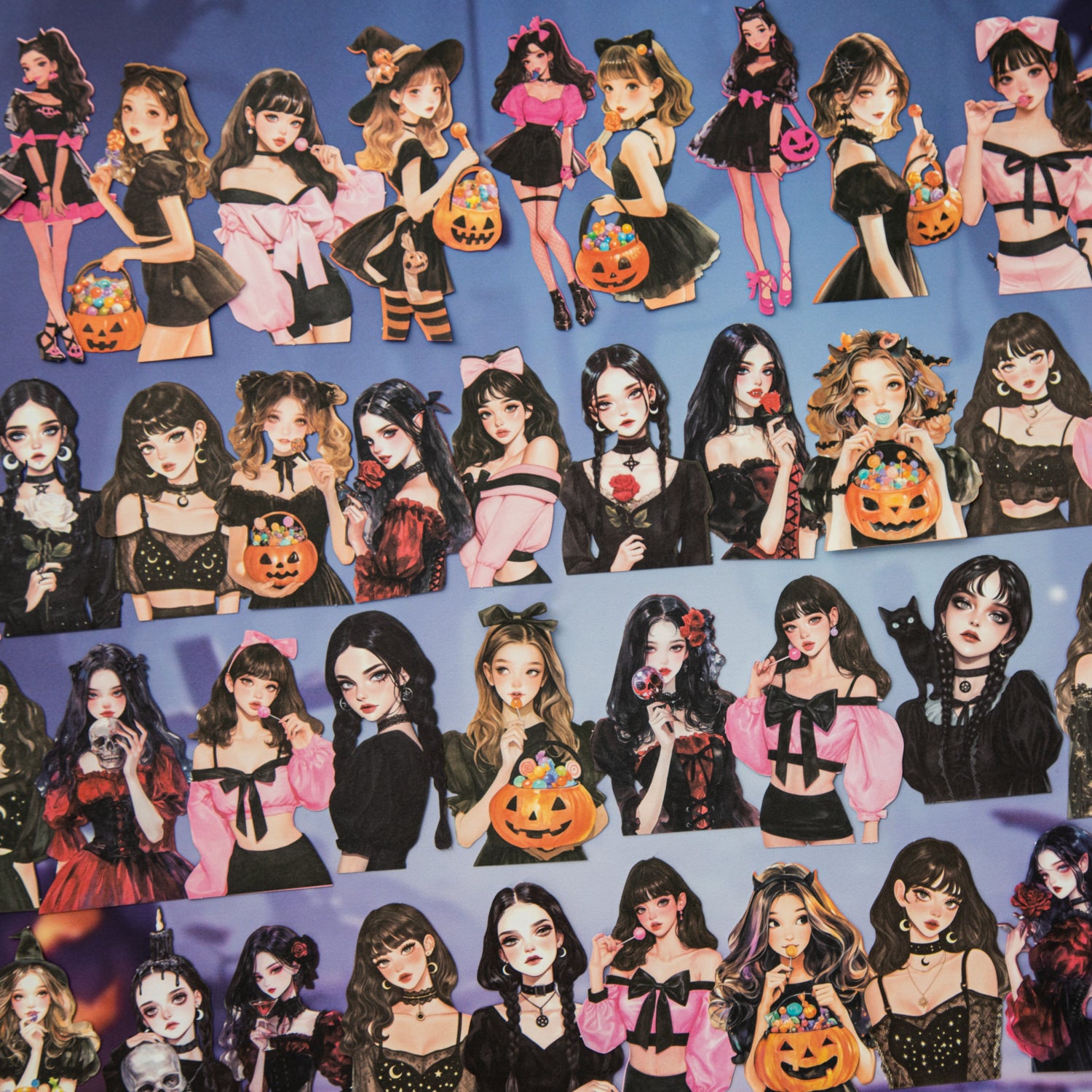 0820 Luna's Party PET Sticker -15Pcs each pack