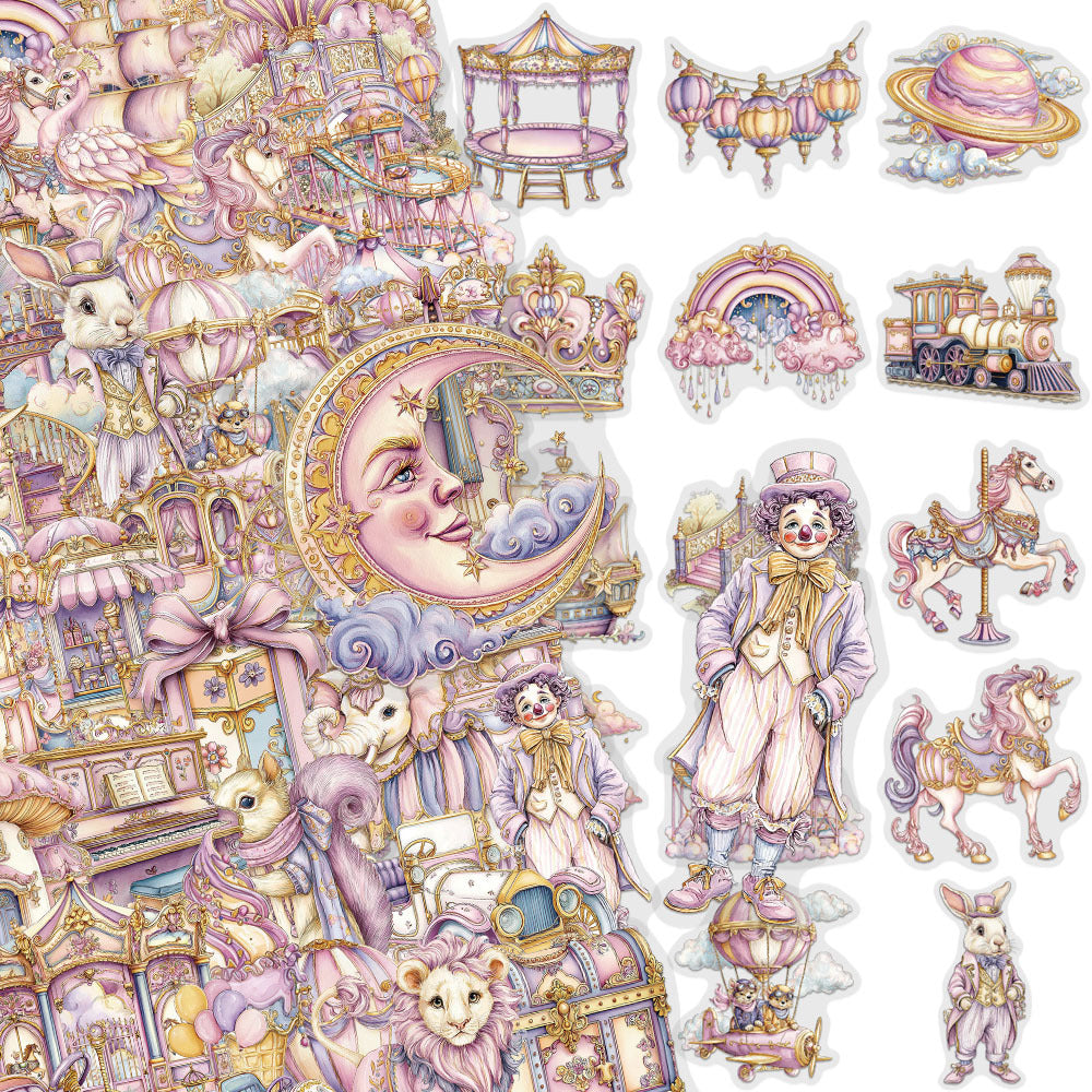 1011 50 Dream amusement park PET sticker