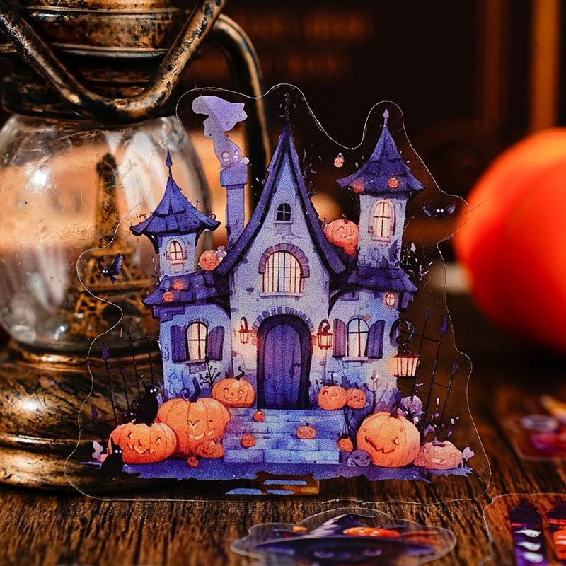 1023 Halloween night PET sticker -15Pcs each pack