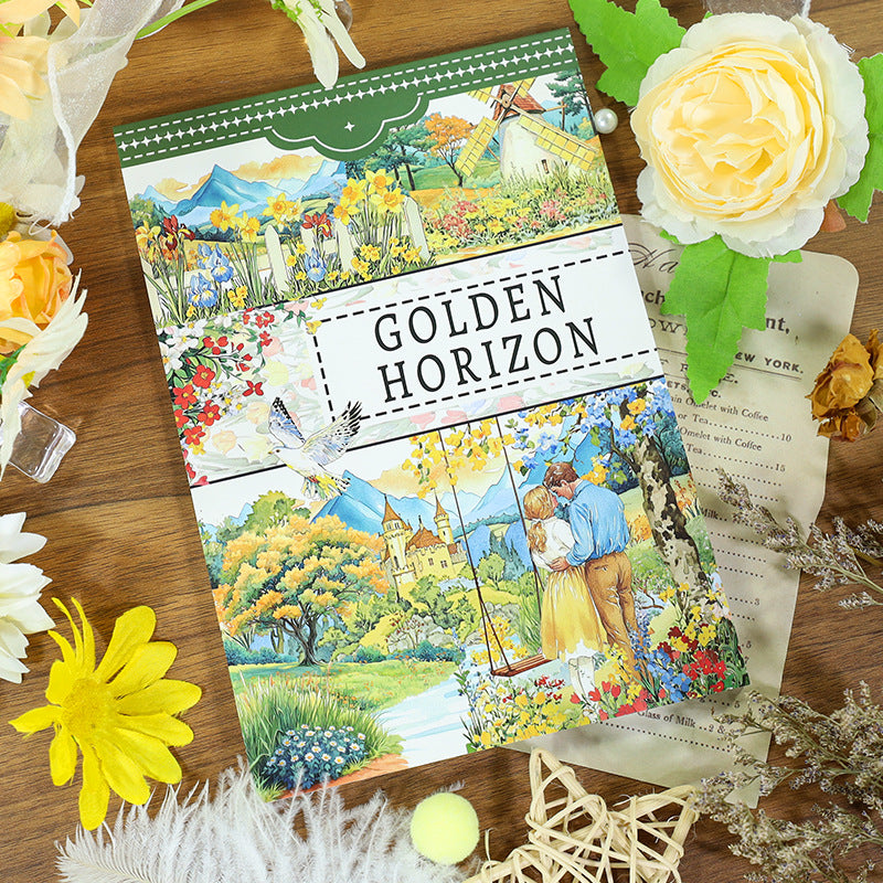 S-1002 Golden horizon Sticker Book -20Pcs each pack