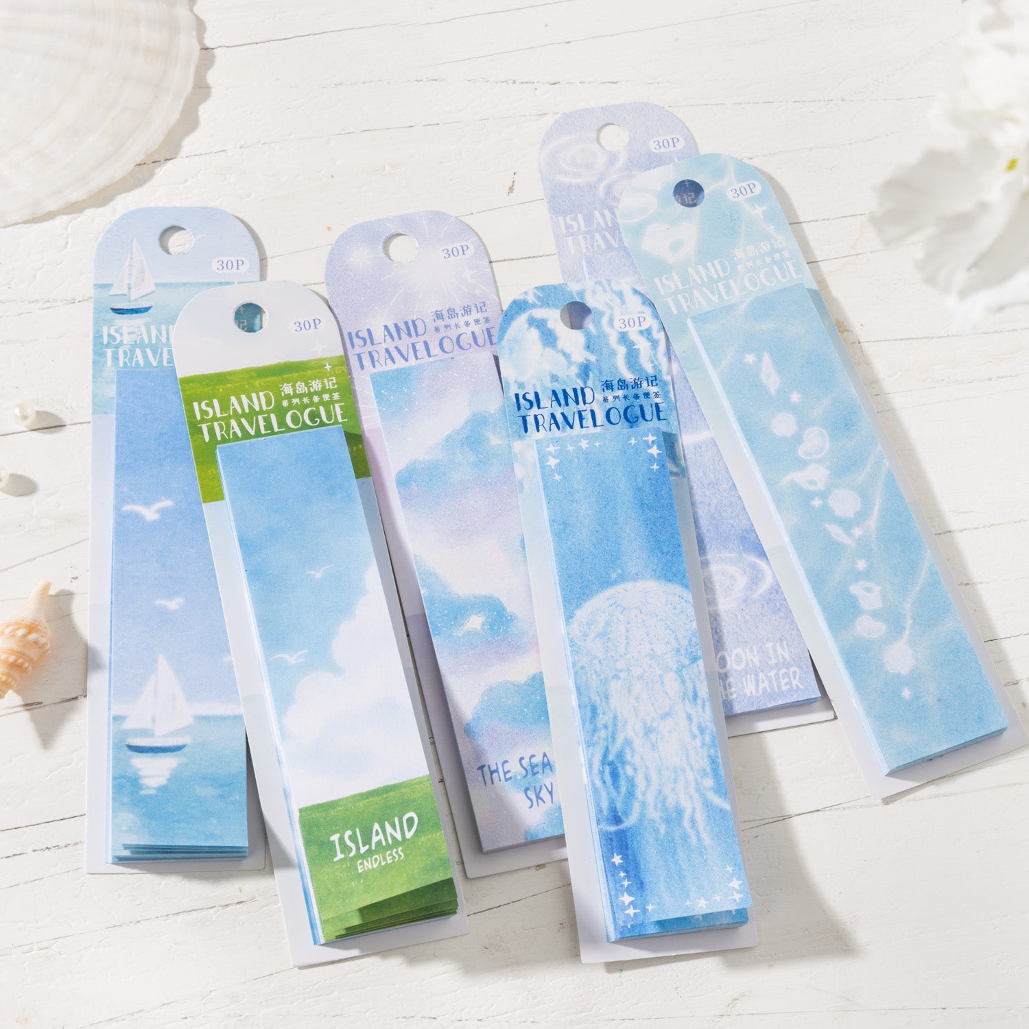 0221 Island Travelogue Series Paper-30Pcs each pack