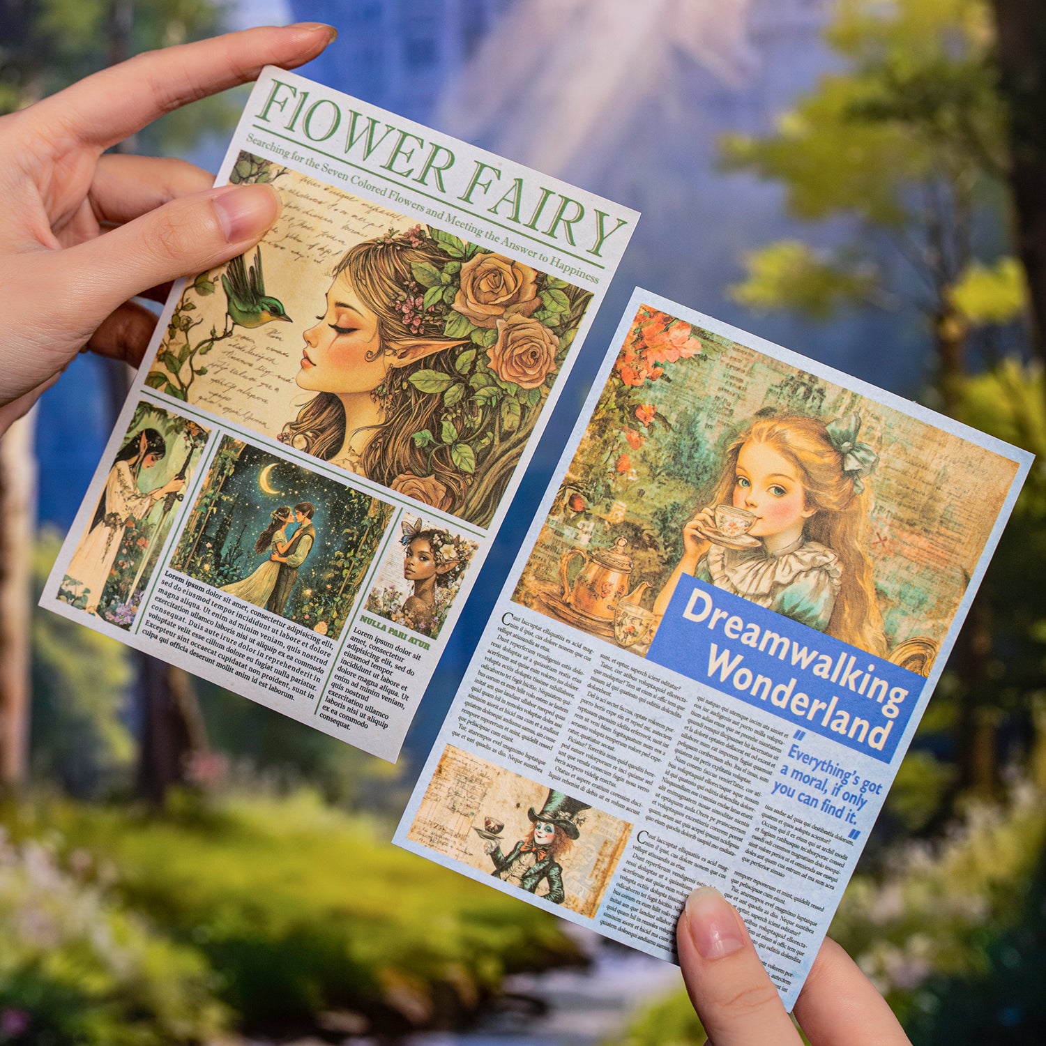0902 Fairy tale collection paper -20Pcs each pack