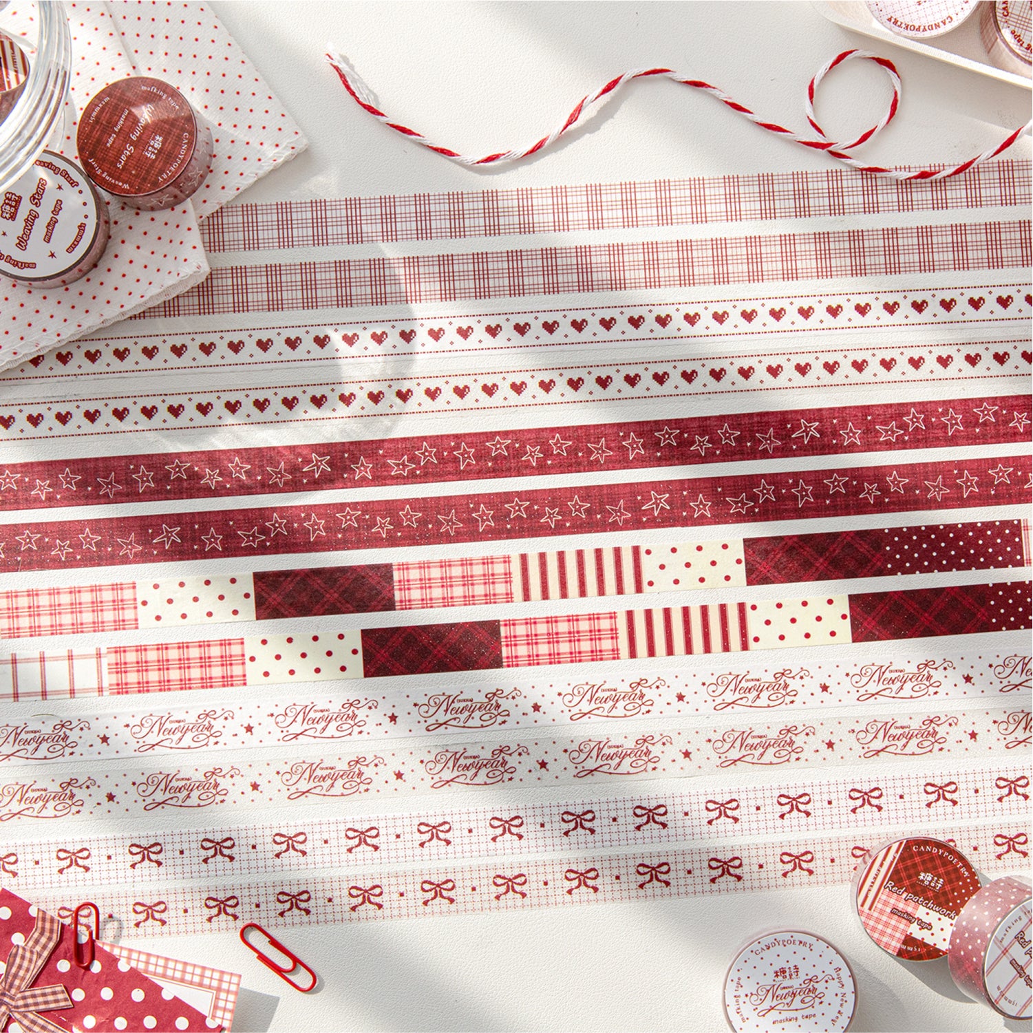 260106 Crimson Prologue PET / Washi Tape -1.5cm*2m