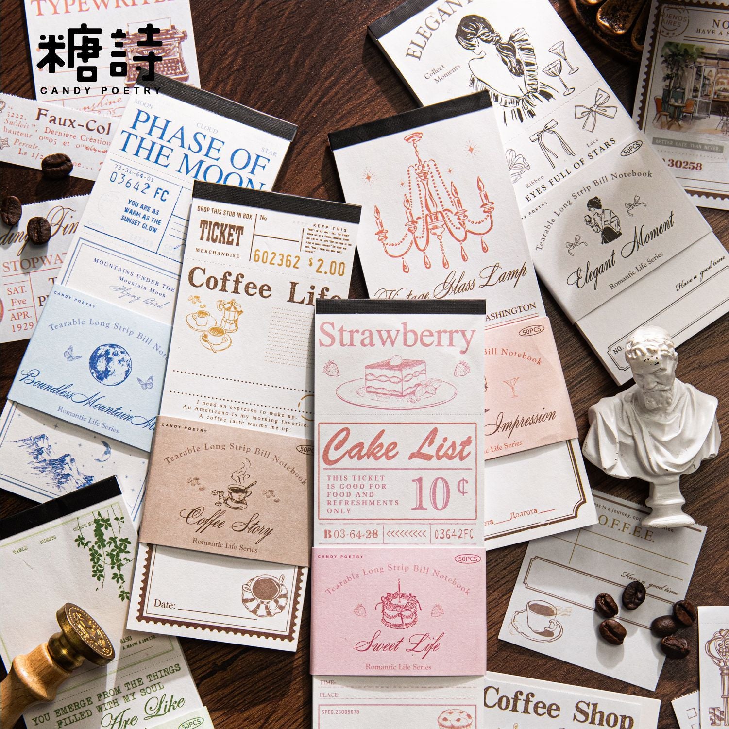 0318 Romantic Life Series Paper -50Pcs each pack