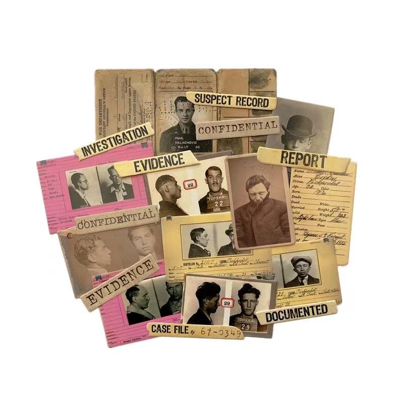 1225 Criminal investigation paper -18Pcs each pack