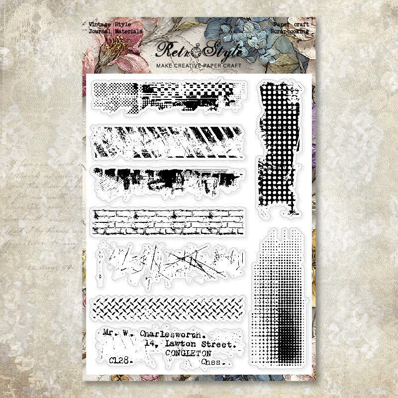 1115 Grain Clear Stamp 15cm*20cm