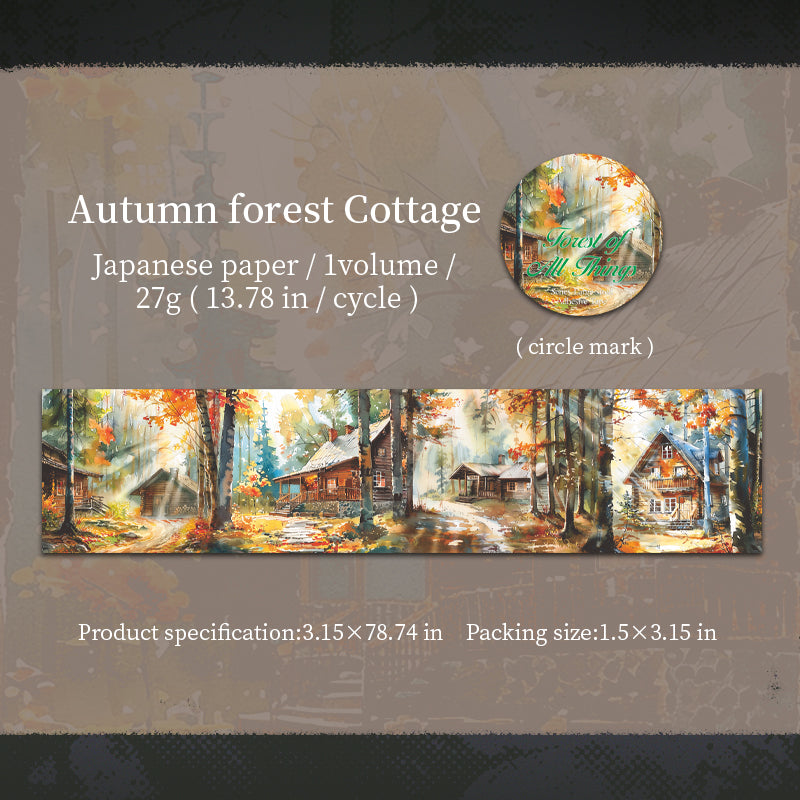 0629 Forest Washi tape -8cm*2M