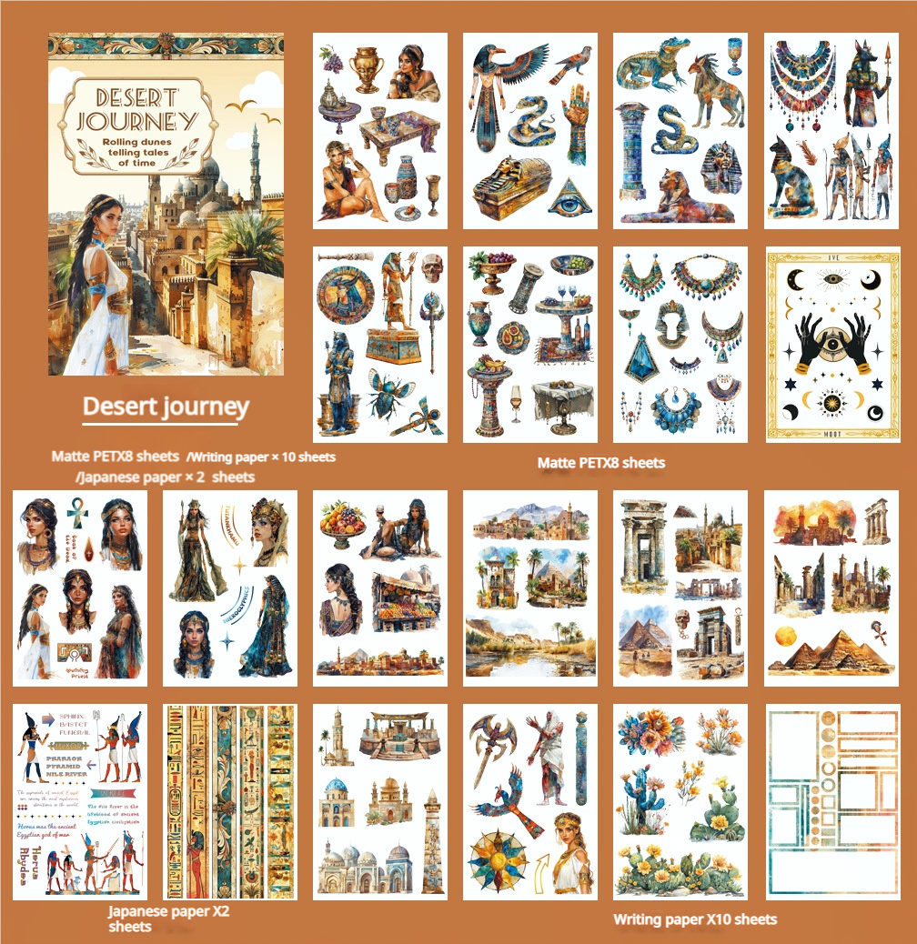 S-543- Desert journey Sticker Book -20Pcs each pack