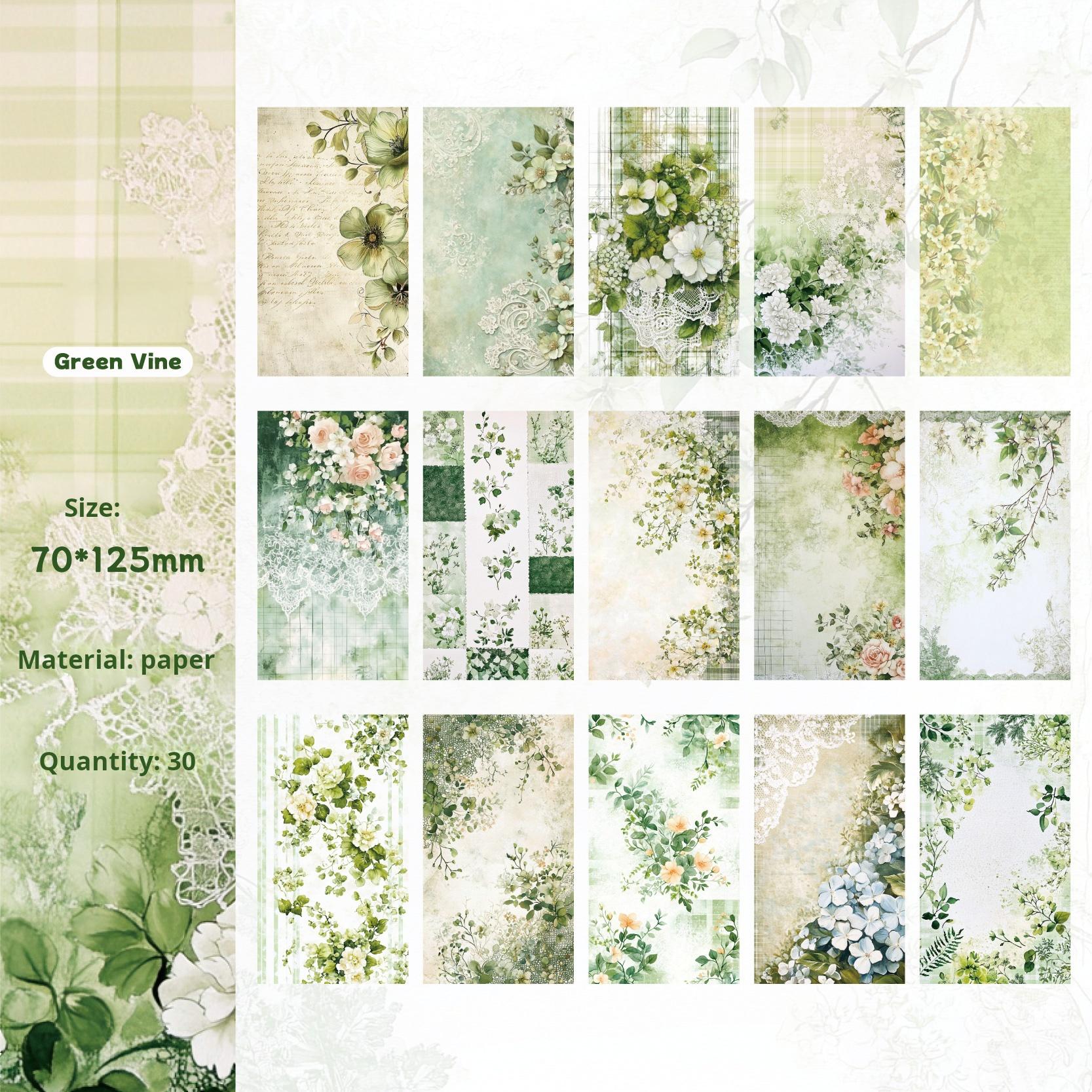 0909 Flowers paper -30Pcs each pack