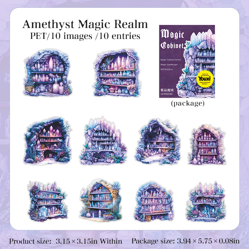 0610 Magic cabinet PET sticker -10Pcs each pack