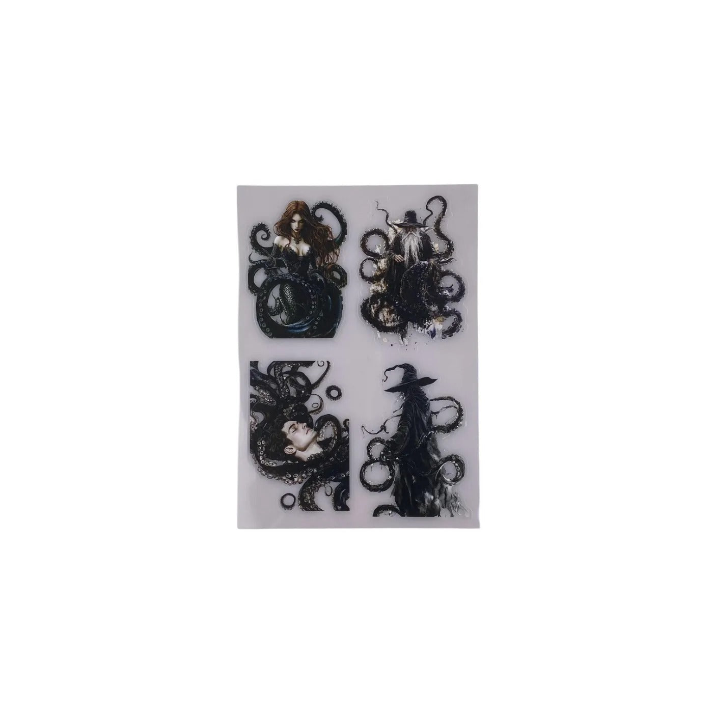 Octopus Series Sticker Sheet (3) *PET pre cut