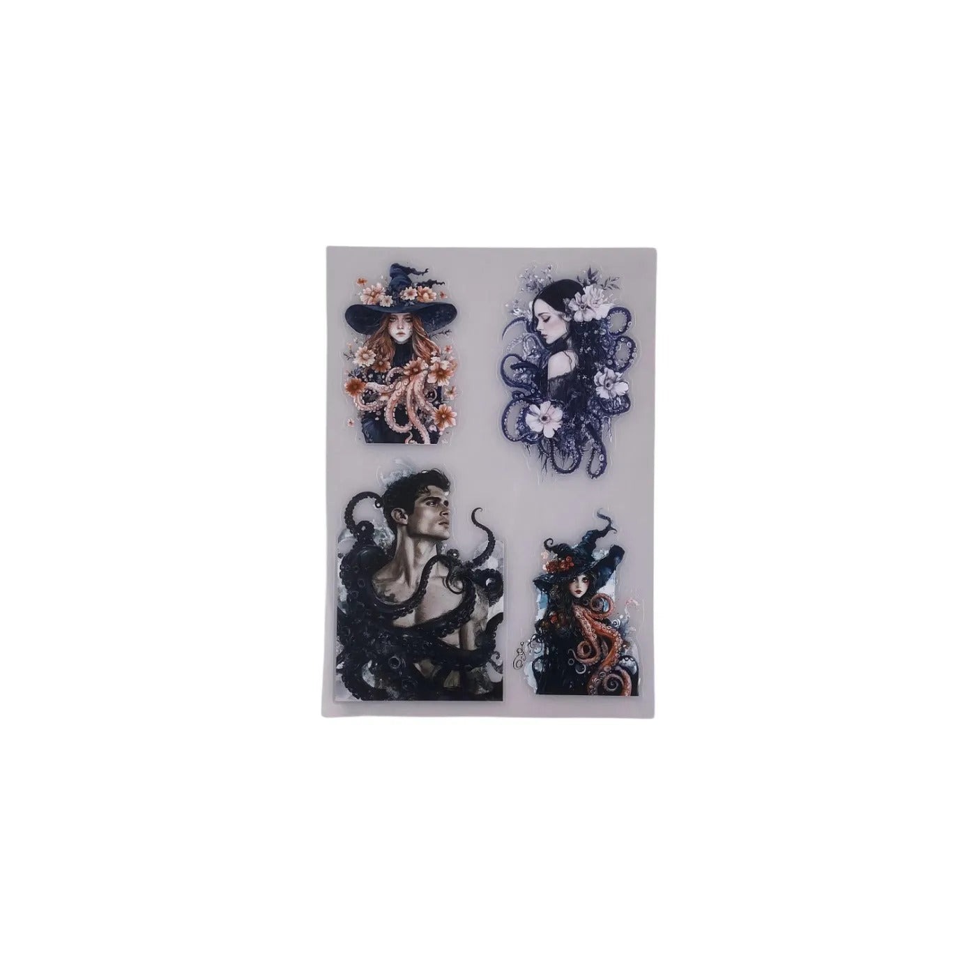 Octopus Series Sticker Sheet (5) *PET pre cut