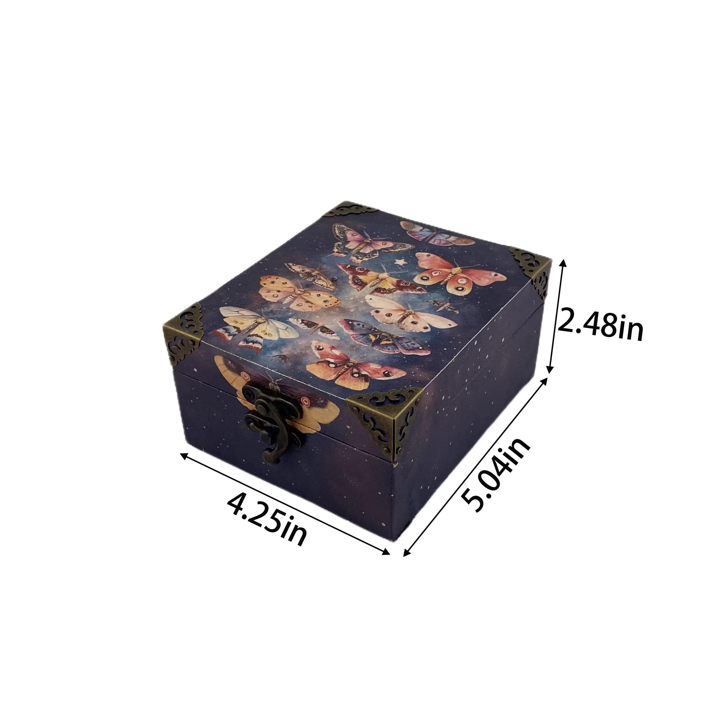 G101- Colorful moth ATC box *Empty
