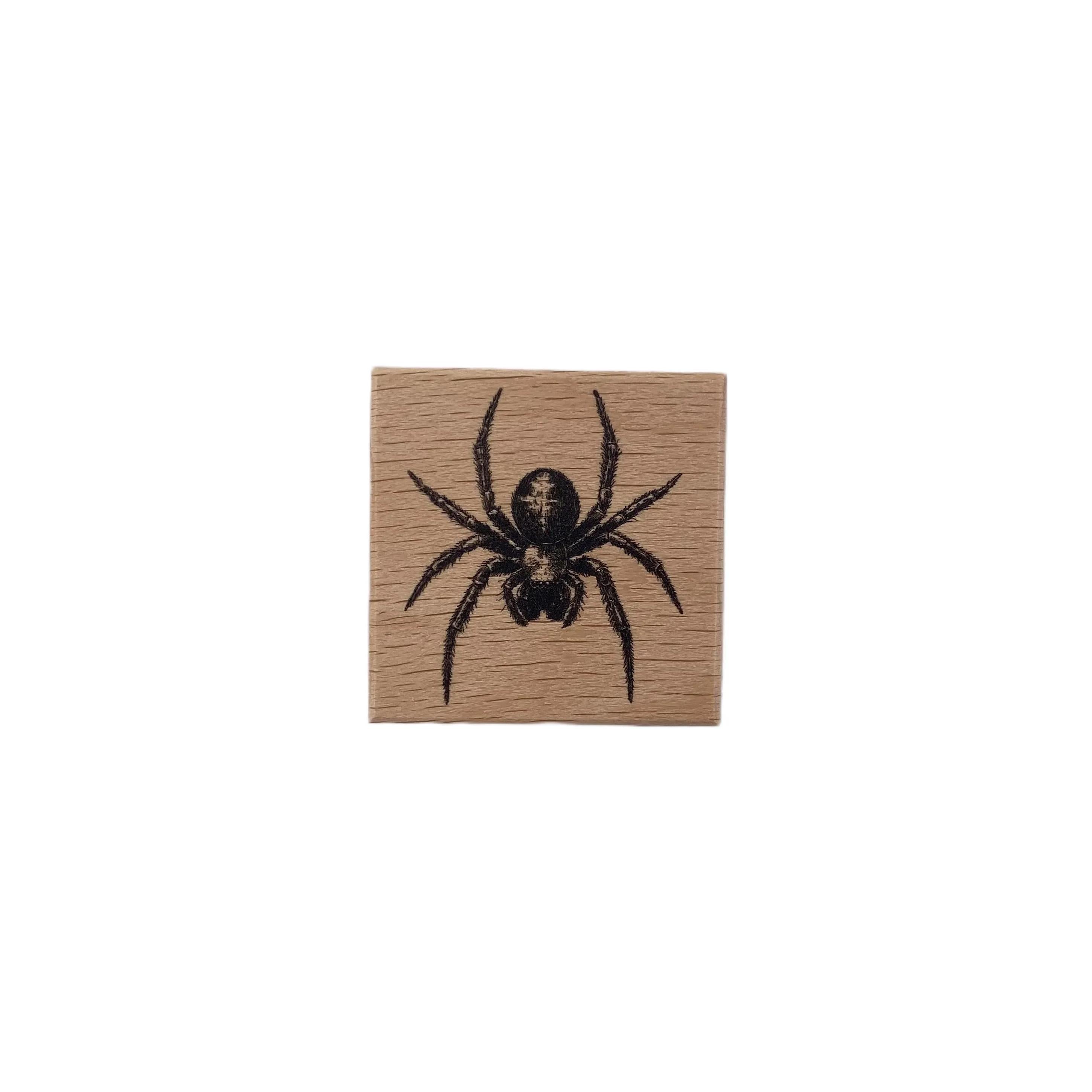 Spiders wooden stamp 4*4 cm