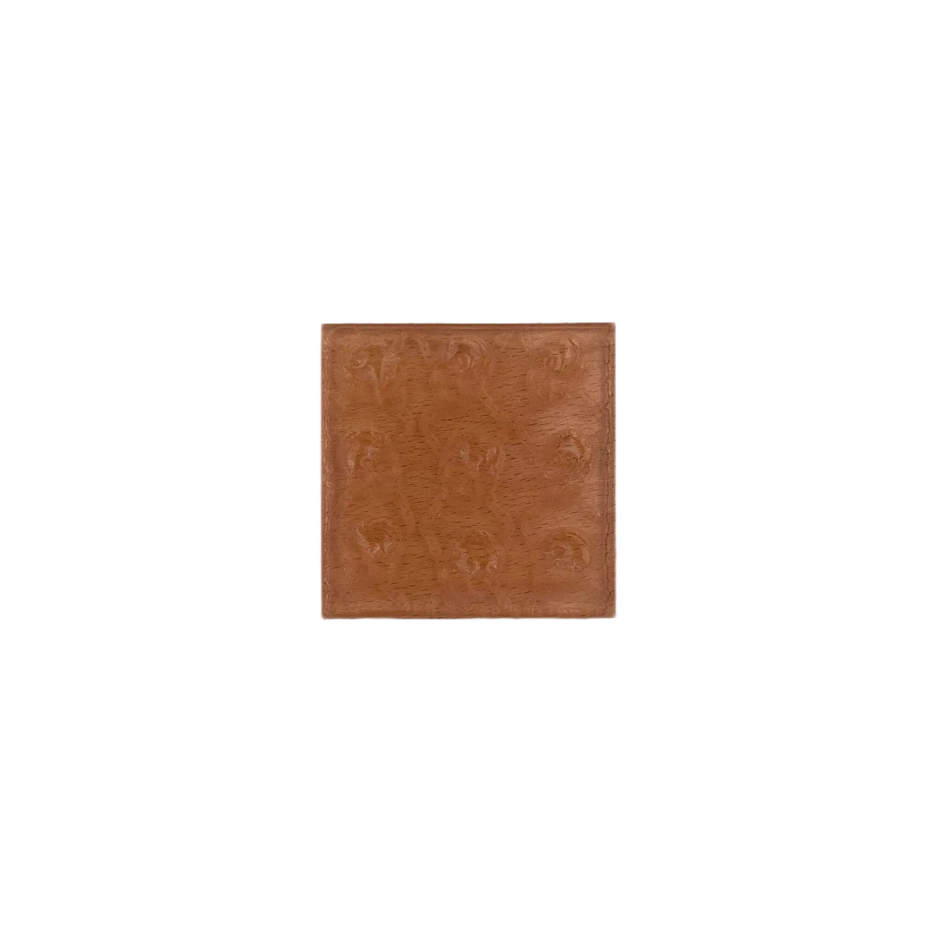 Skull Background Wooden Stamp 7*7cm