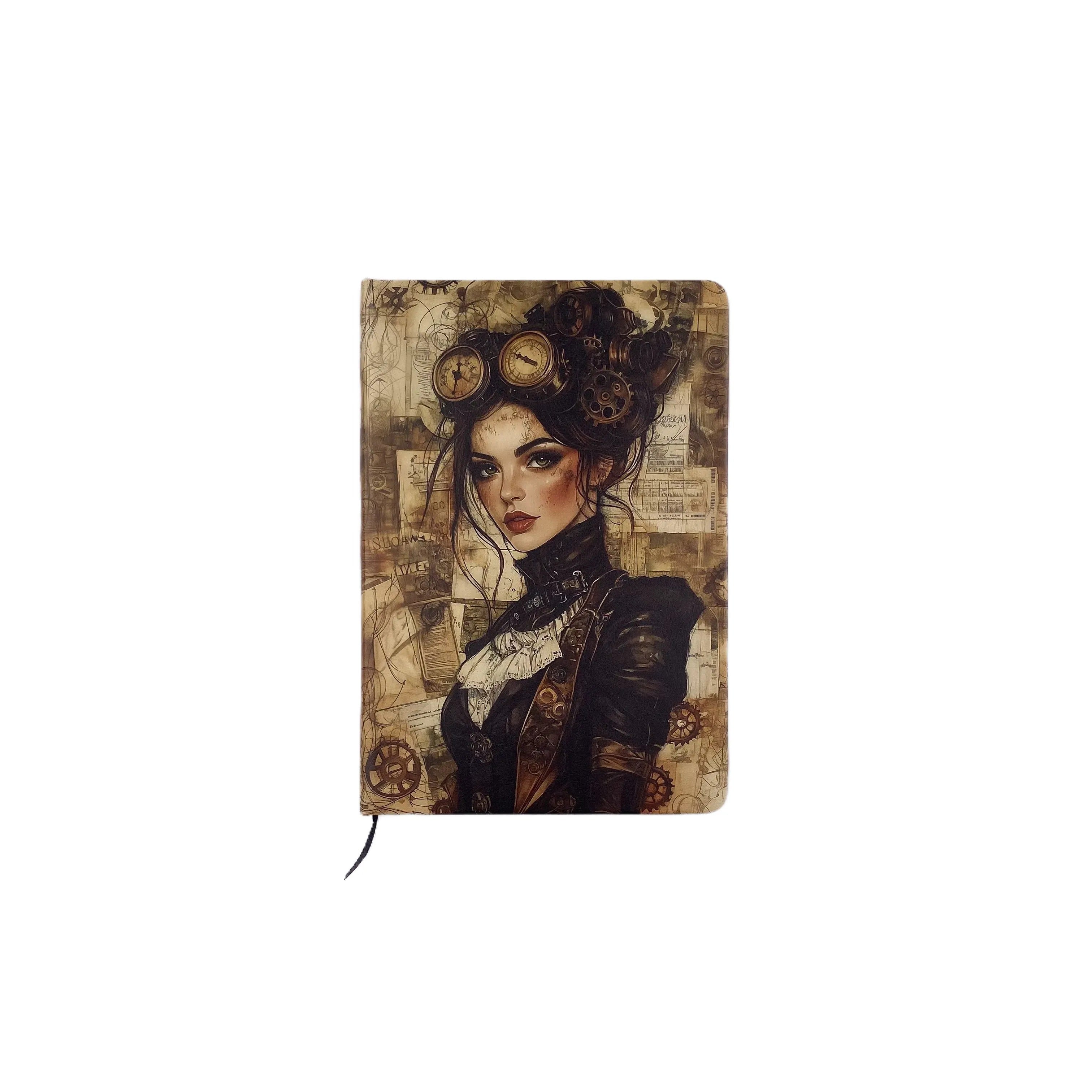 J99- Steampunk girl jouranl*A5