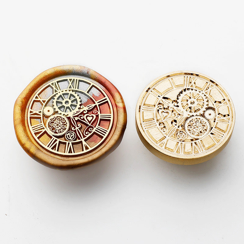 0707 Gear Brass Wax Seal Width 3 cm