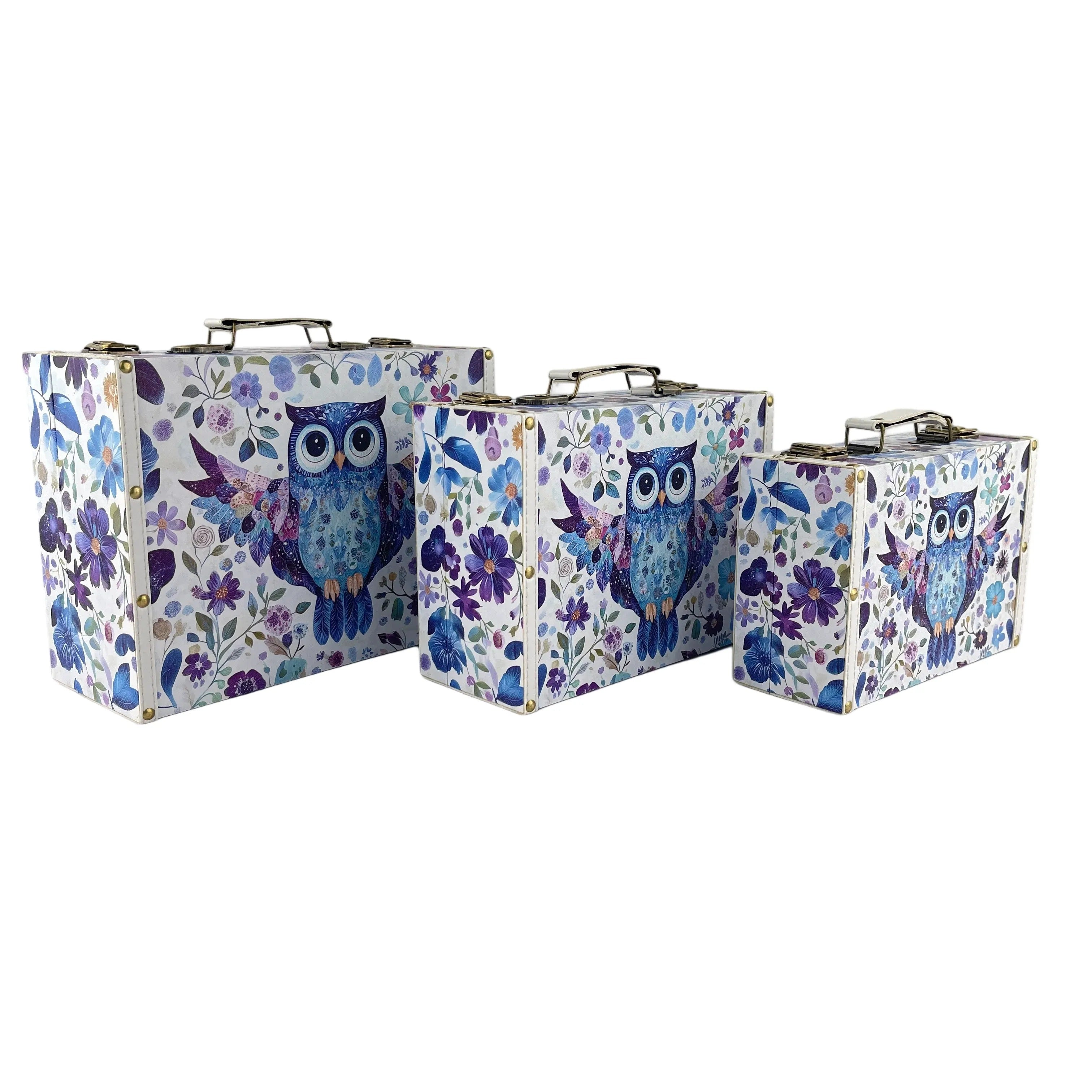 G284- Owl Suitcase