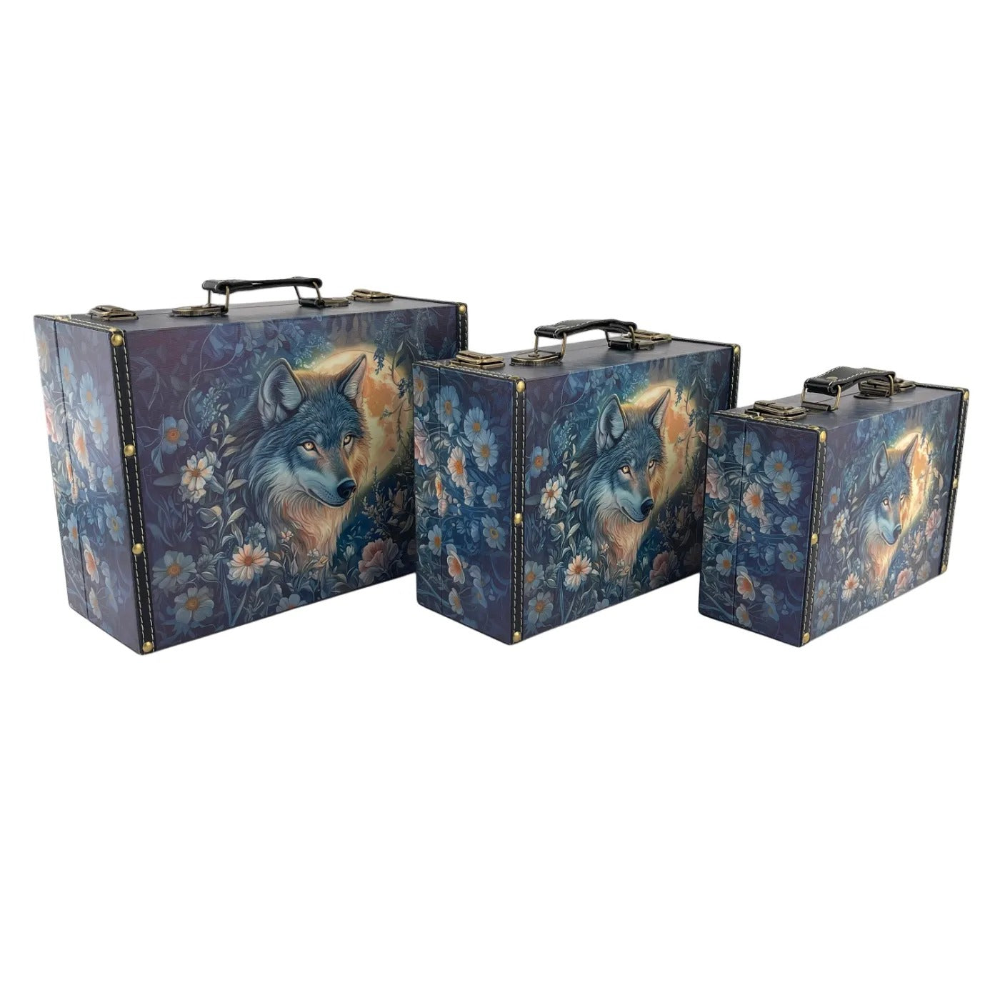 G297- Wolf Suitcase