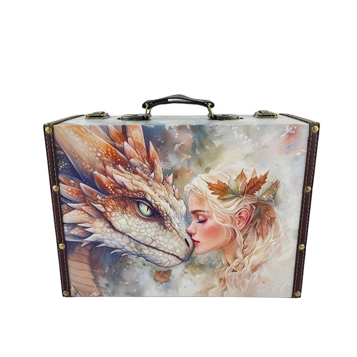 G325- Dragon and Blonde Girl Suitcase