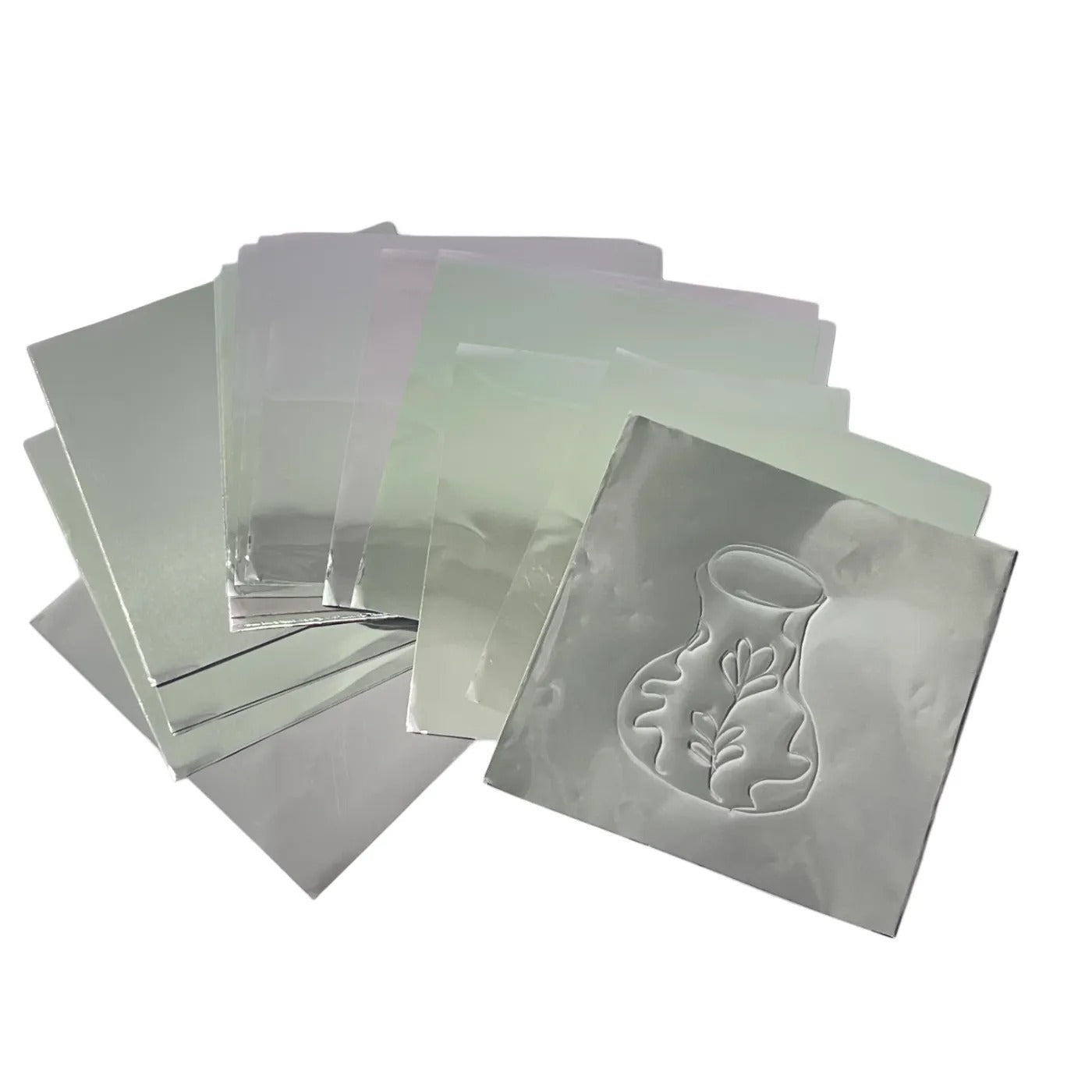 0606 Thick tin foil 12*12cm 100pcs (Silver)