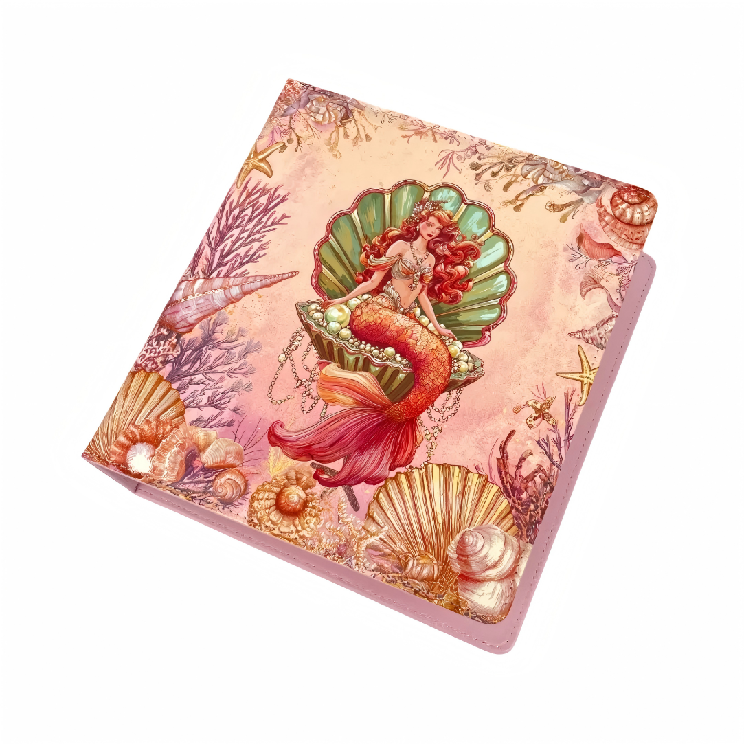 0628 Mermaid Princess ATC card storage binder + 25 pcs insert