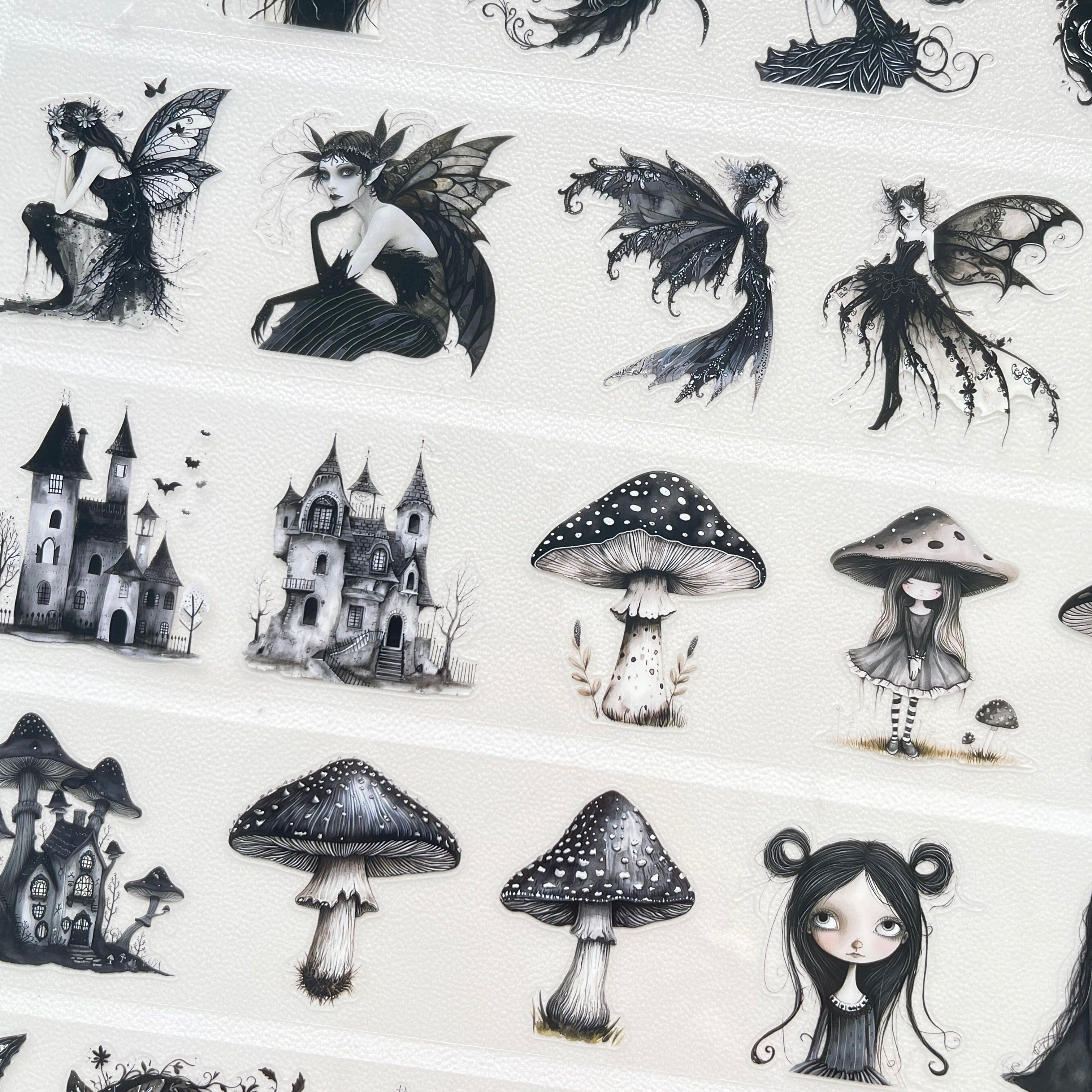 Gothic fairy tale pre-cut PET tape 1 loop 5.5CM*2M