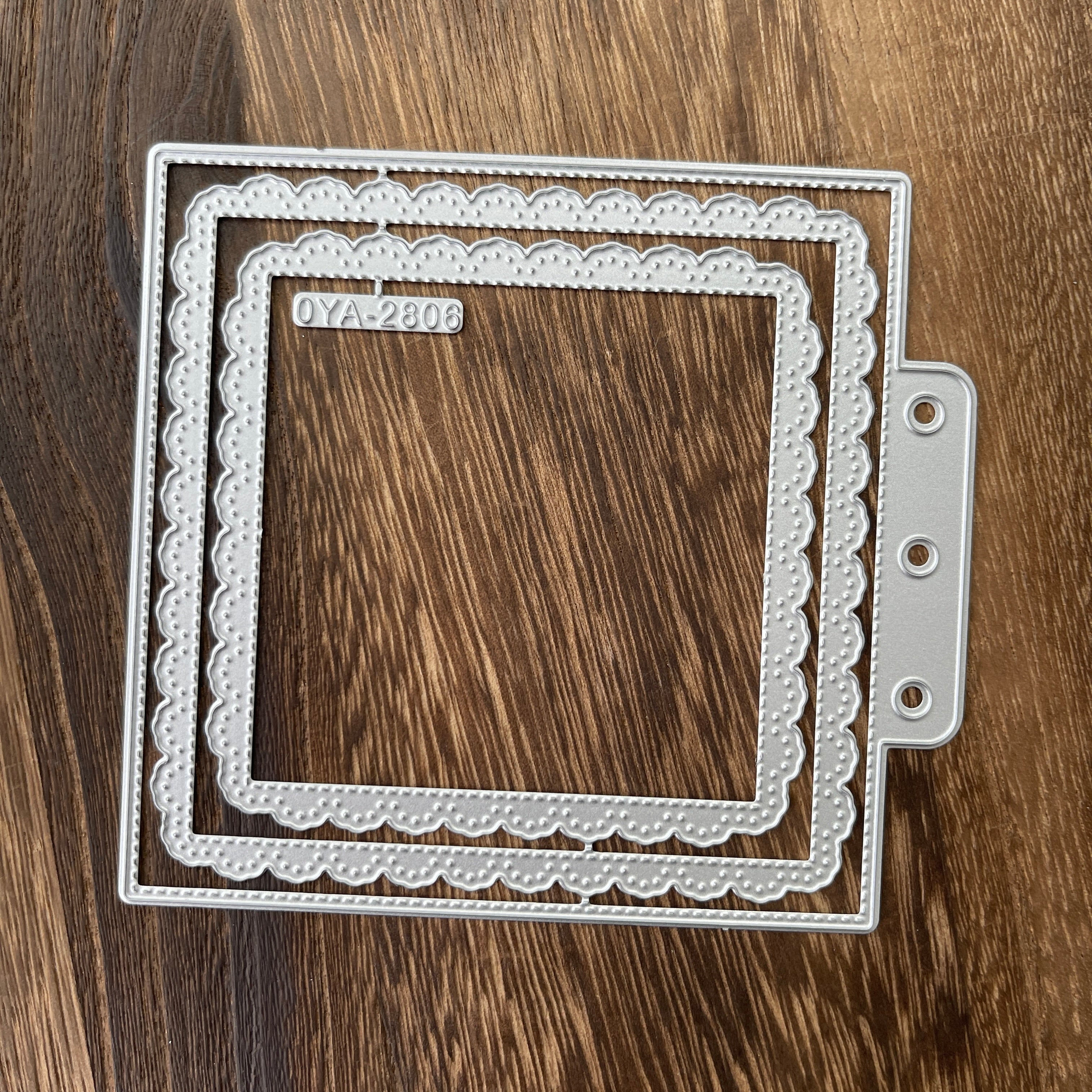 0911 Square Loose-leaf metal cutting dies cut OYA2806