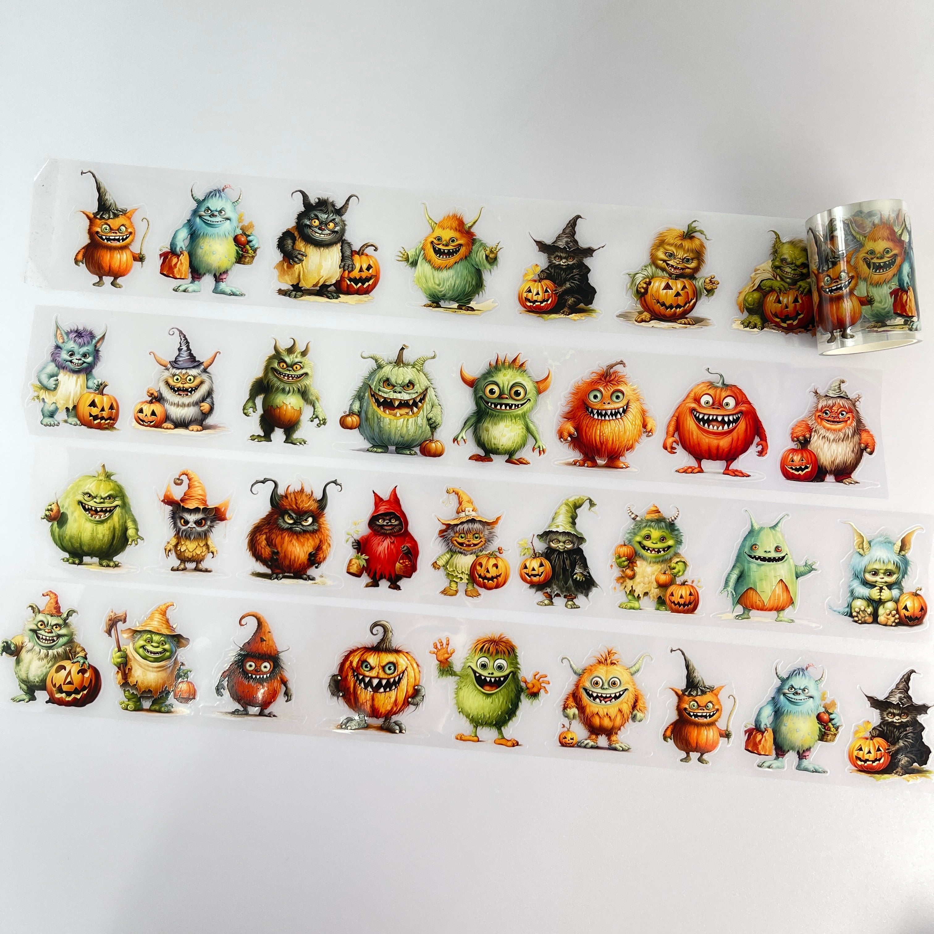 Halloween Monsters pre-cut PET tape 1 loop 5.5CM*2M