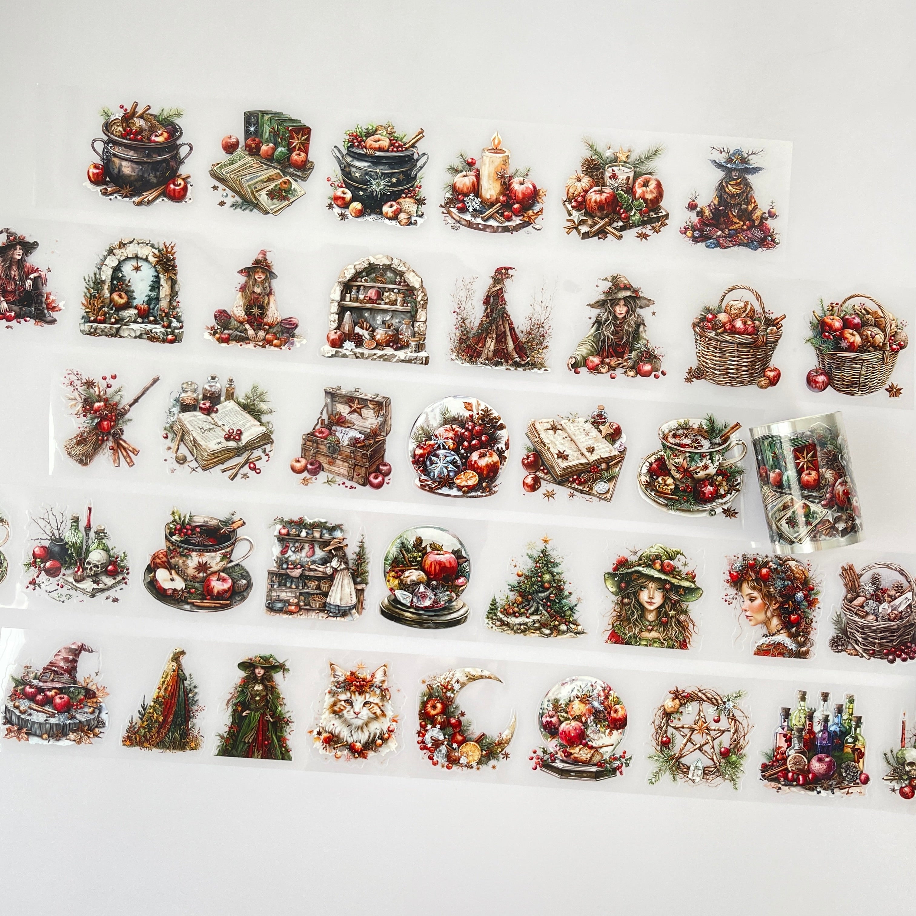 Christmas witch pre-cut PET tape 1 loop 5.5CM*2M