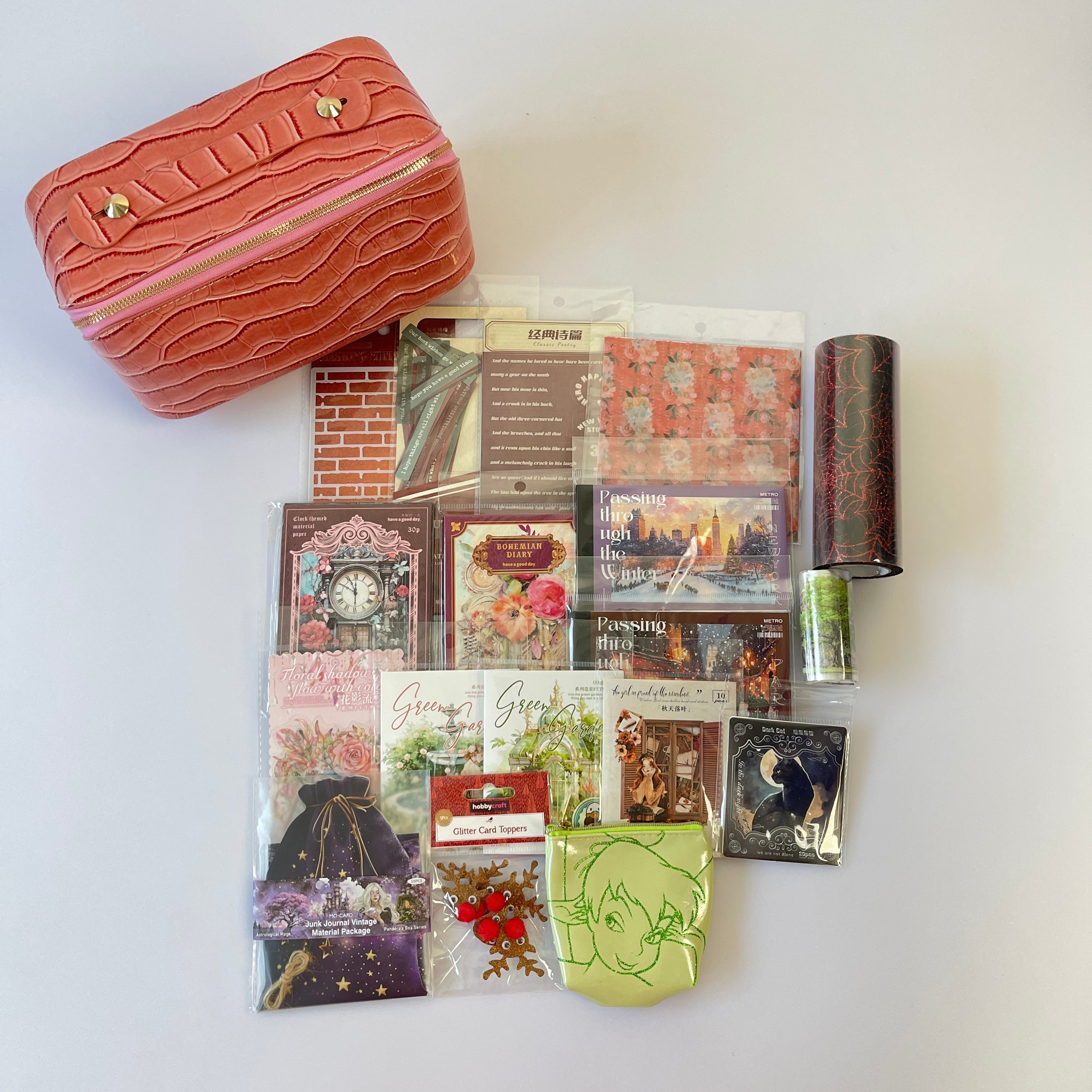 0927 B90 Colorful journaling supplies mixed bundle