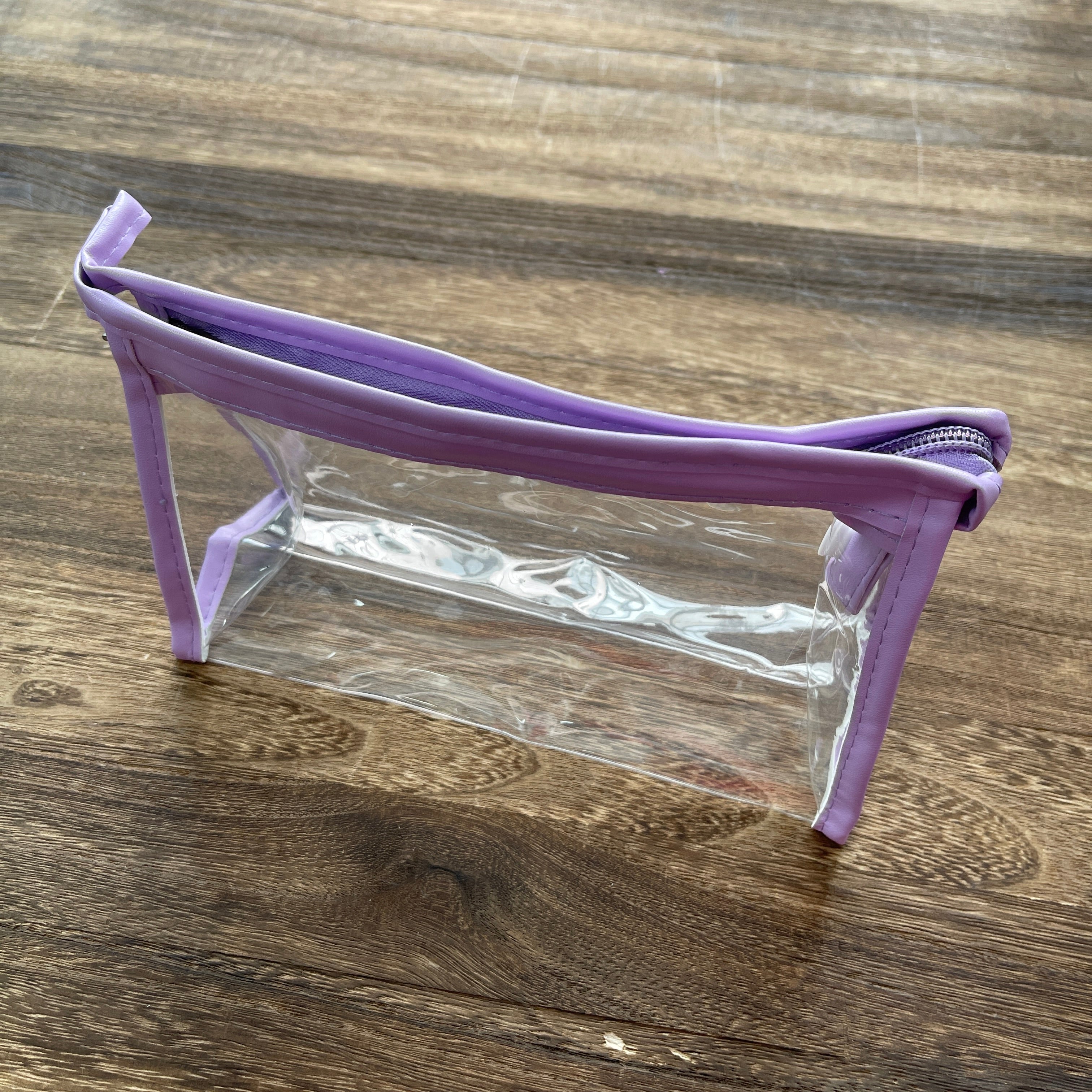 1015 Clear Transparent Marker Pouch with Zipper