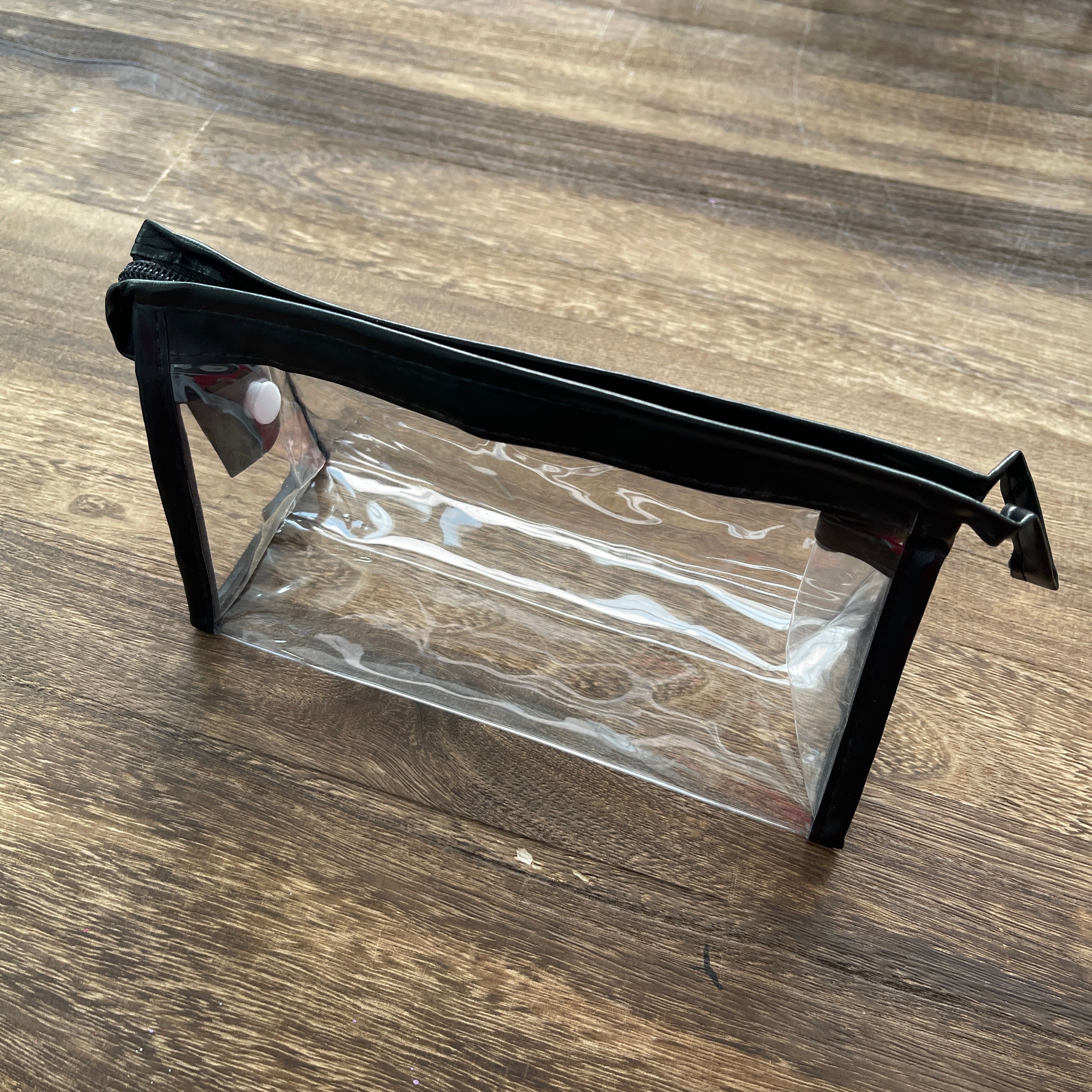 1015 Clear Transparent Marker Pouch with Zipper