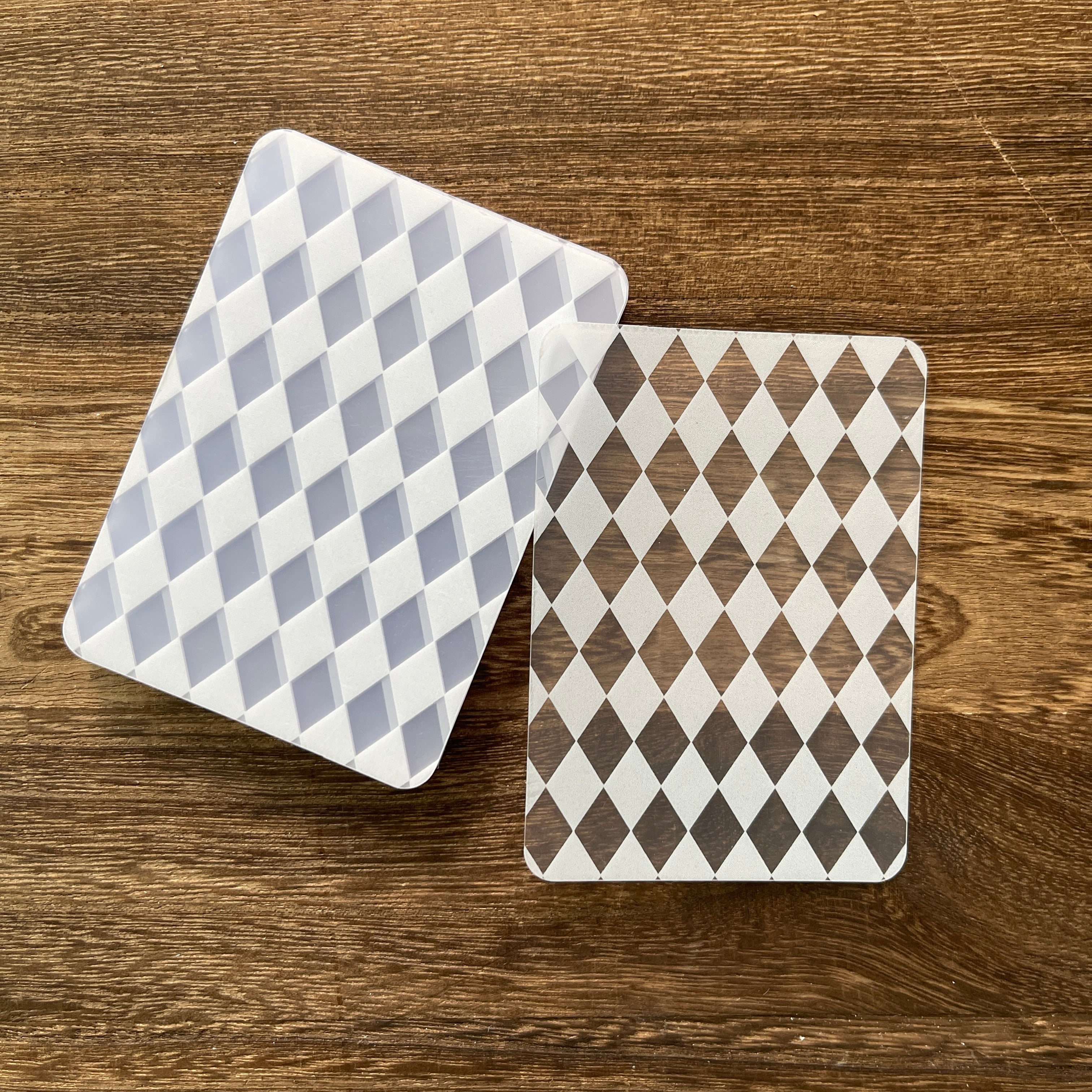 Harlequin pattern Clear ATC card 20 pcs 1 pack *Both sides have protective film