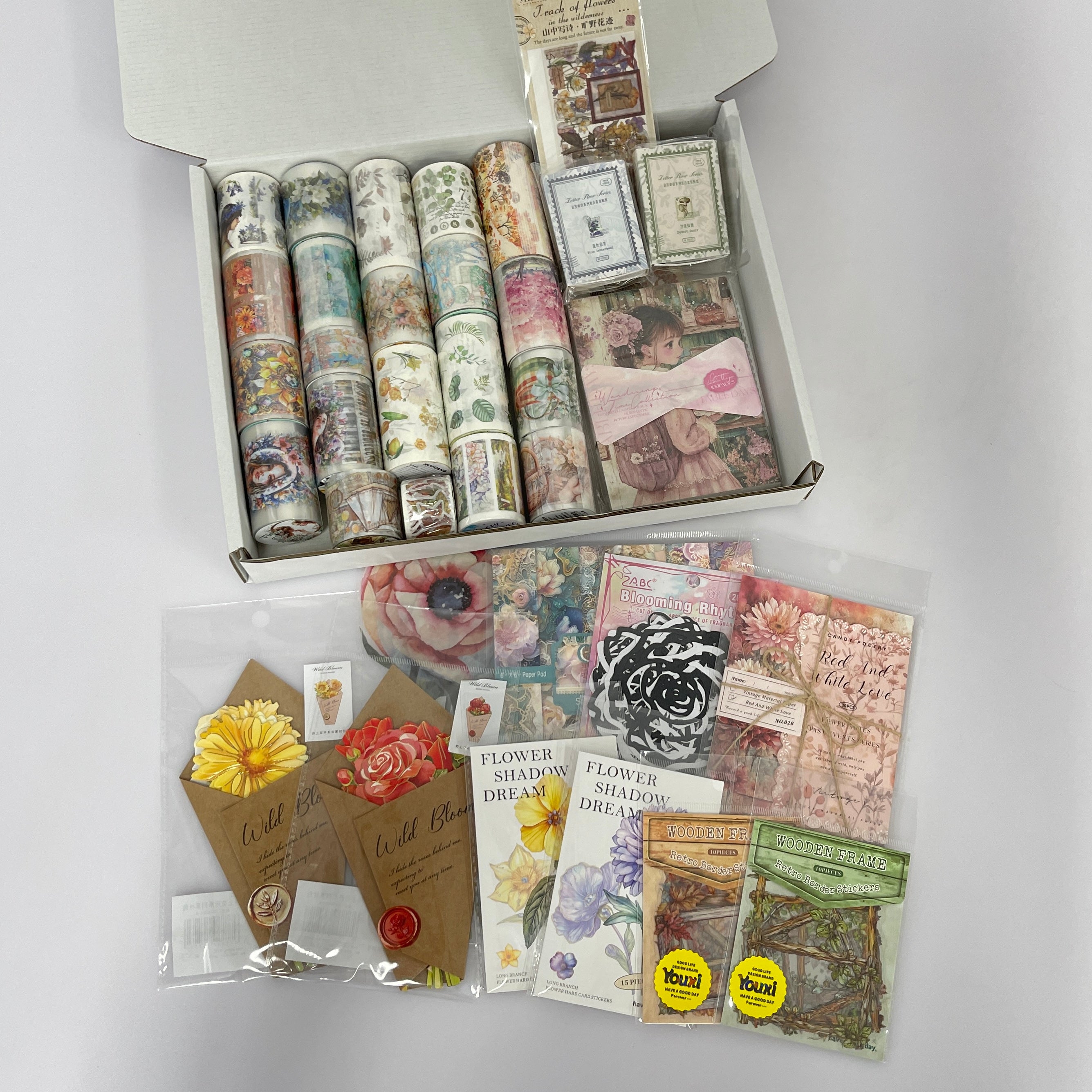 1023 B96 Tape journaling supplies mixed bundle