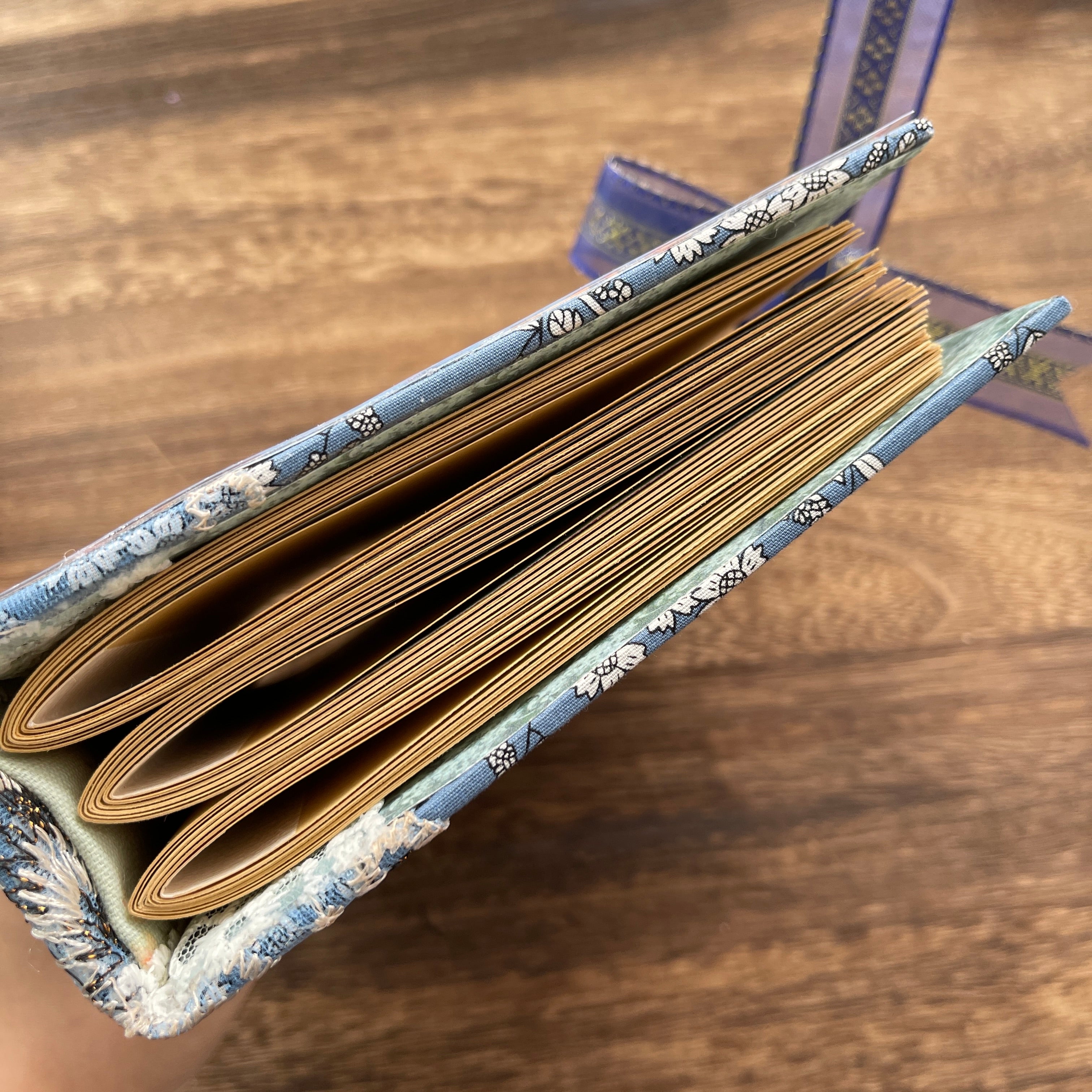 Castle style handmade book*Inside blank page